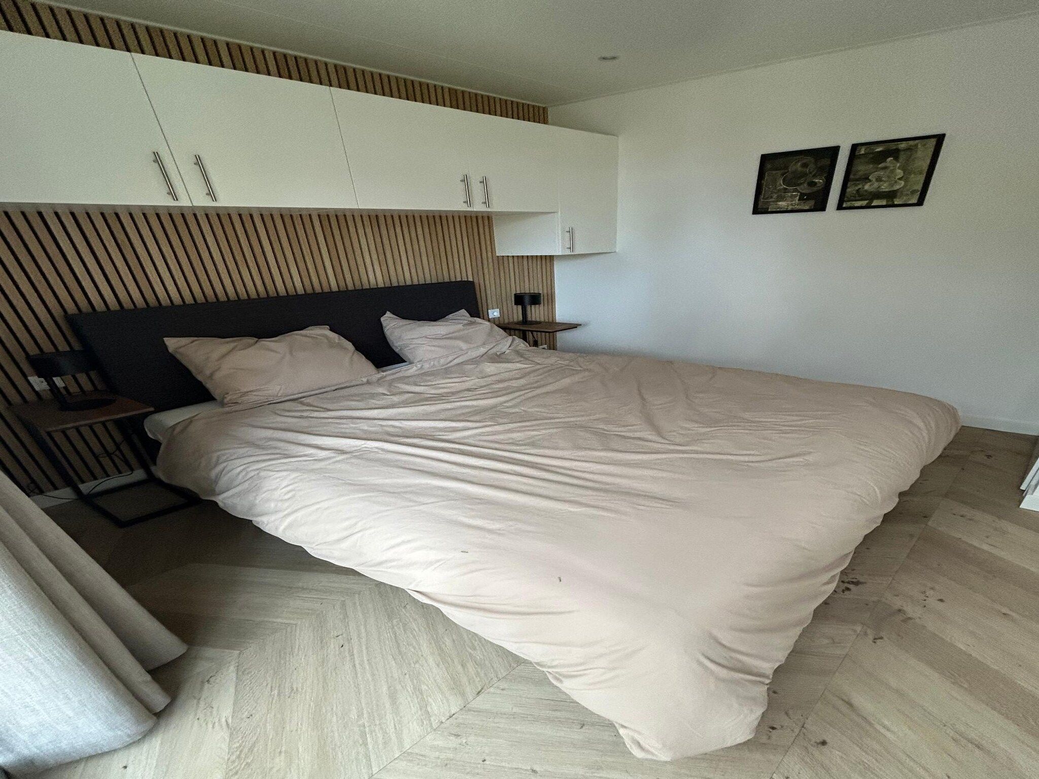 Een slaapkamer van De Steppe 8 pax - 8 in Ulicoten