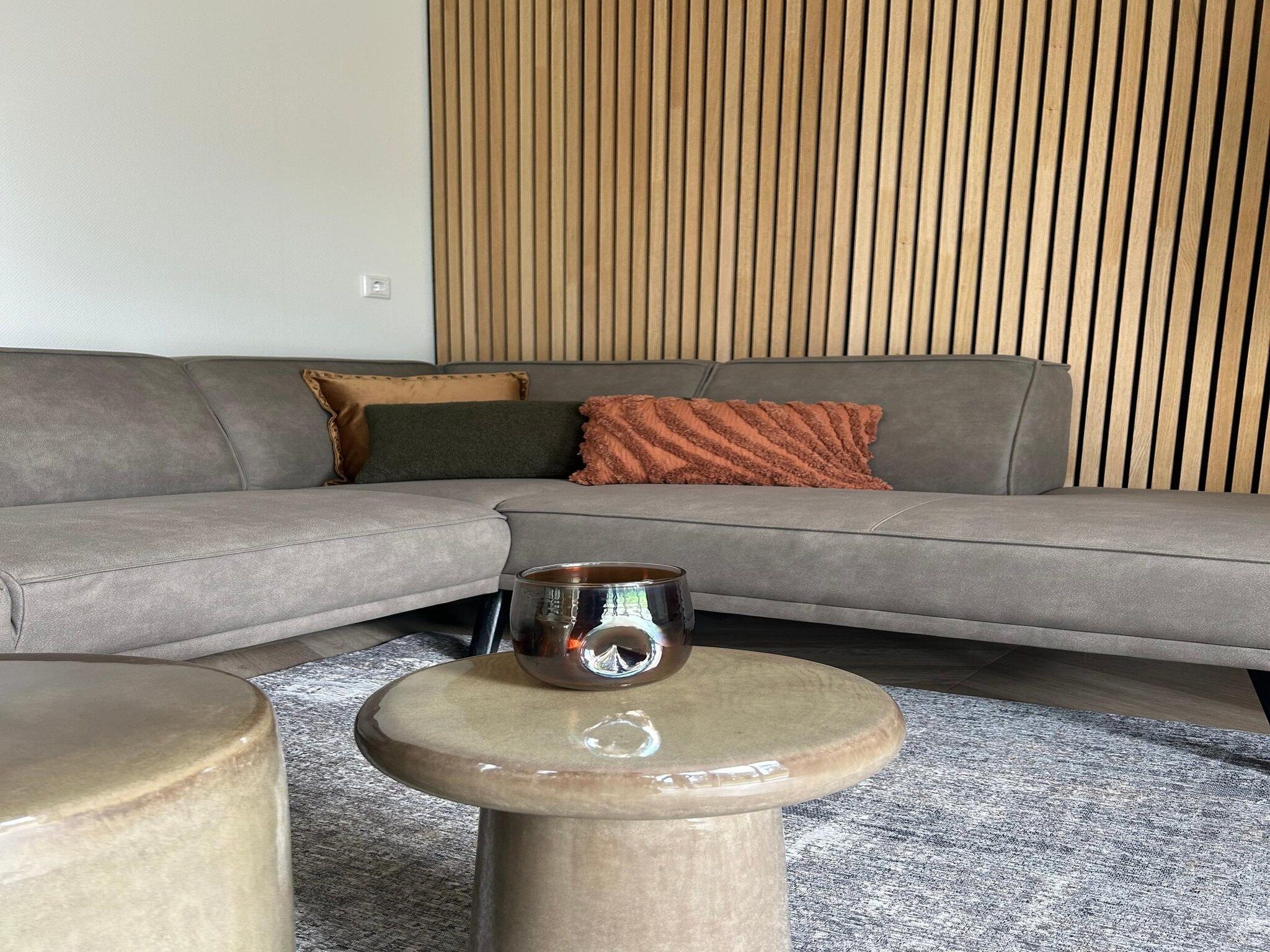 De woonkamer van De Steppe 12 pax - 2 in Ulicoten