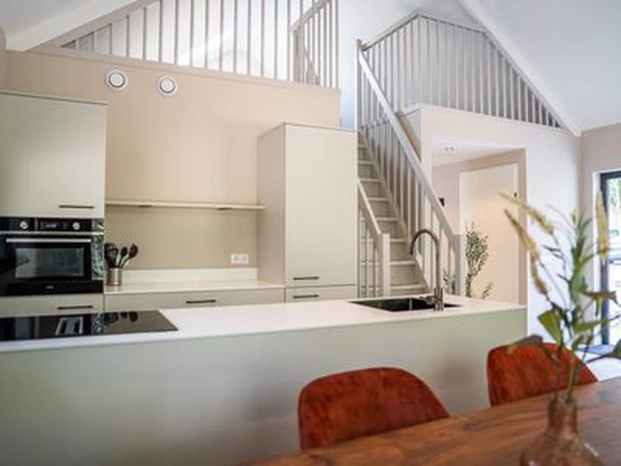 De keuken van Ecovilla Boszicht Luxe in Oirschot