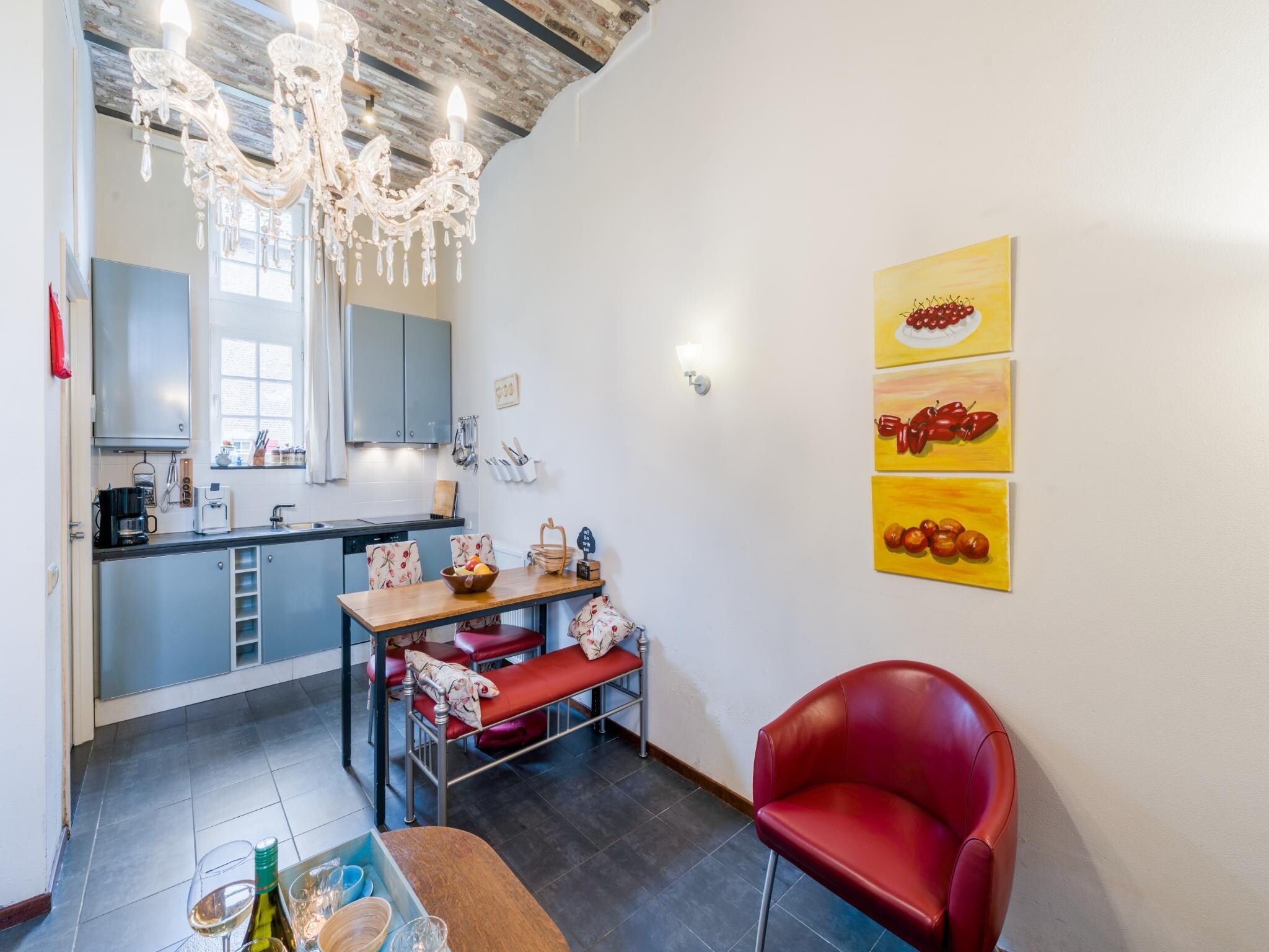 De keuken van Meschermolen 12 in Mesch-Eijsden