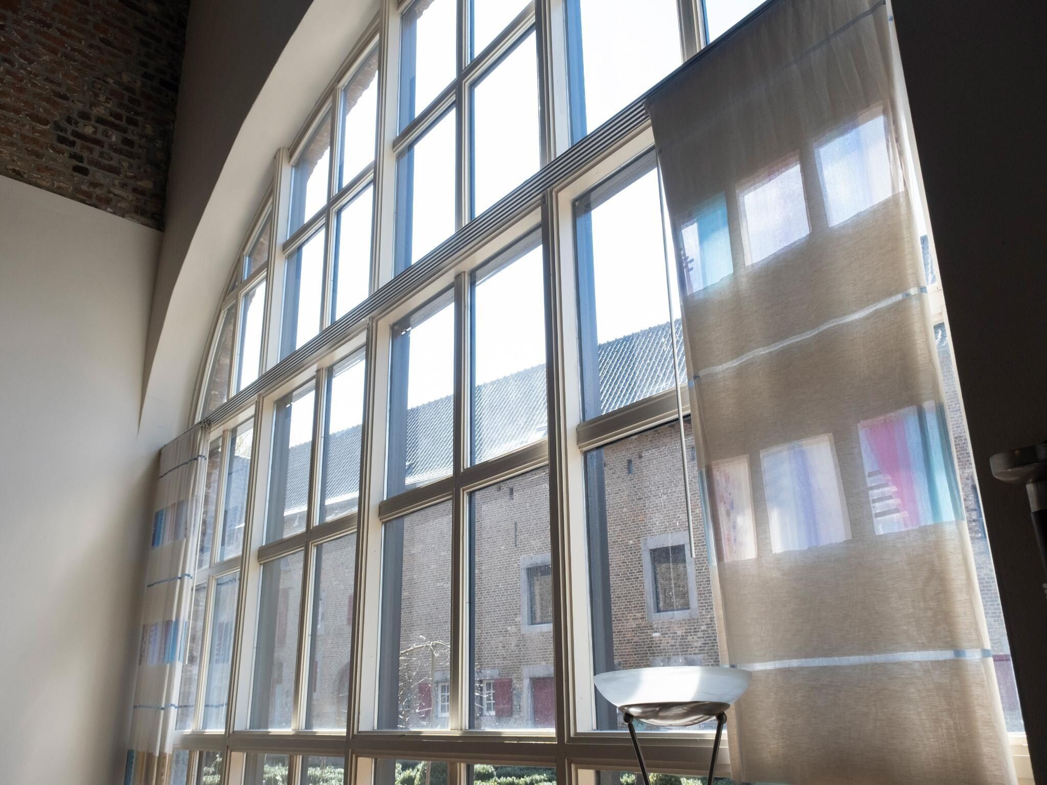 Het uitzicht vanaf Meschermolen 14 in Mesch-Eijsden