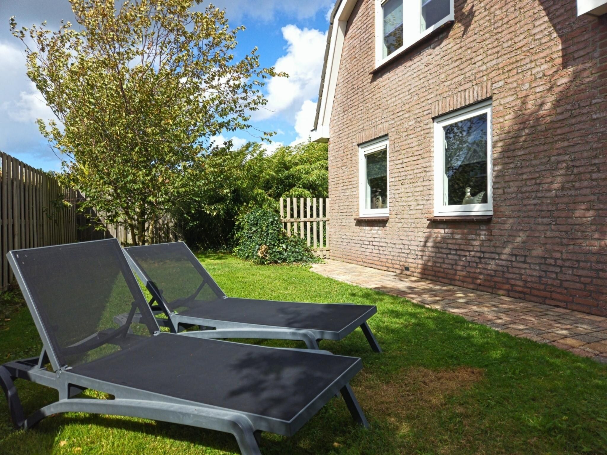 Het terras van Bungalow 4-persoons (3 slaapkamers) in Noordwijk