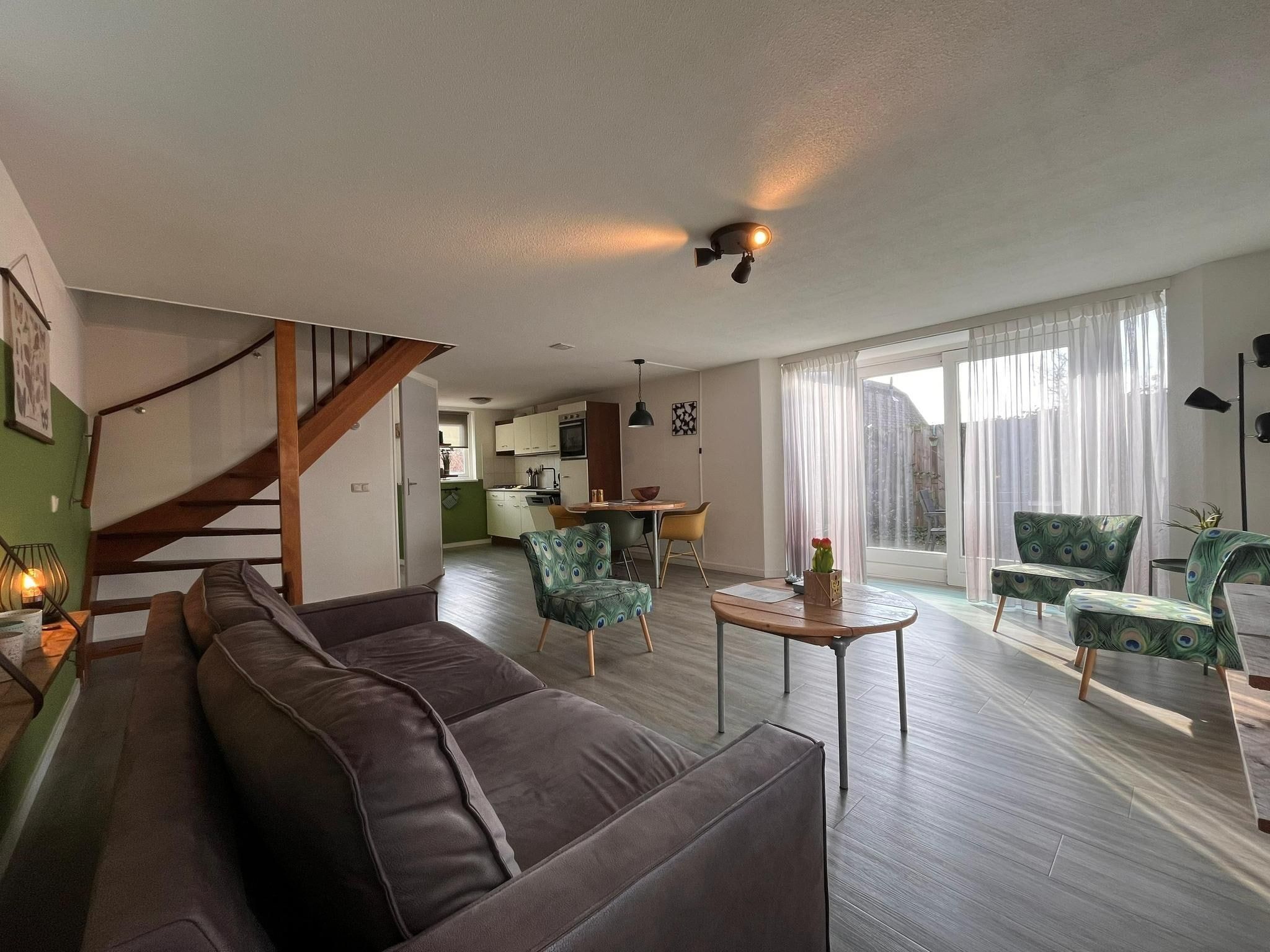 De woonkamer van Bungalow 4-persoons (3 slaapkamers) in Noordwijk