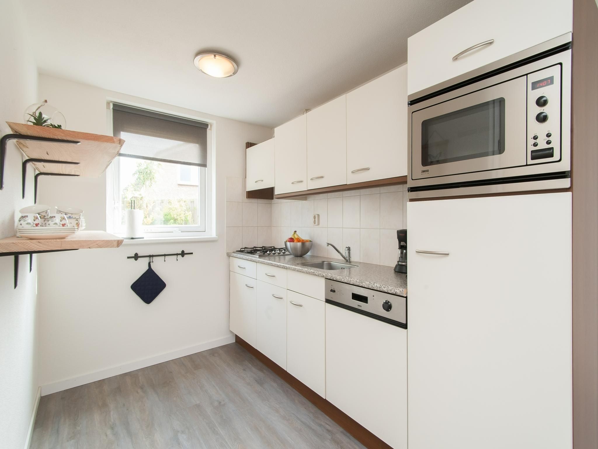 De keuken van Bungalow 4-persoons (3 slaapkamers) in Noordwijk