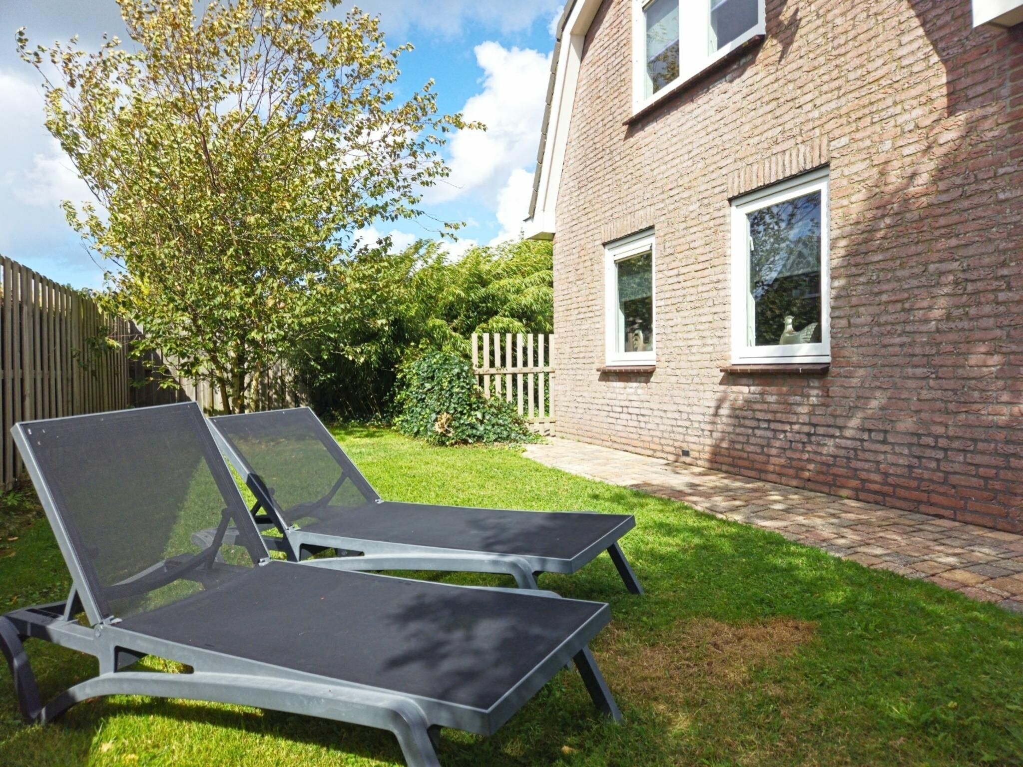 Het terras van Bungalow 4-persoons (2 slaapkamers) in Noordwijk