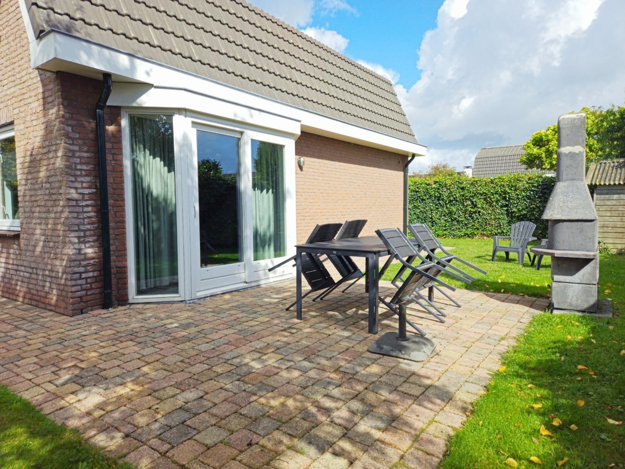 Het terras van Bungalow 4-persoons (2 slaapkamers) in Noordwijk