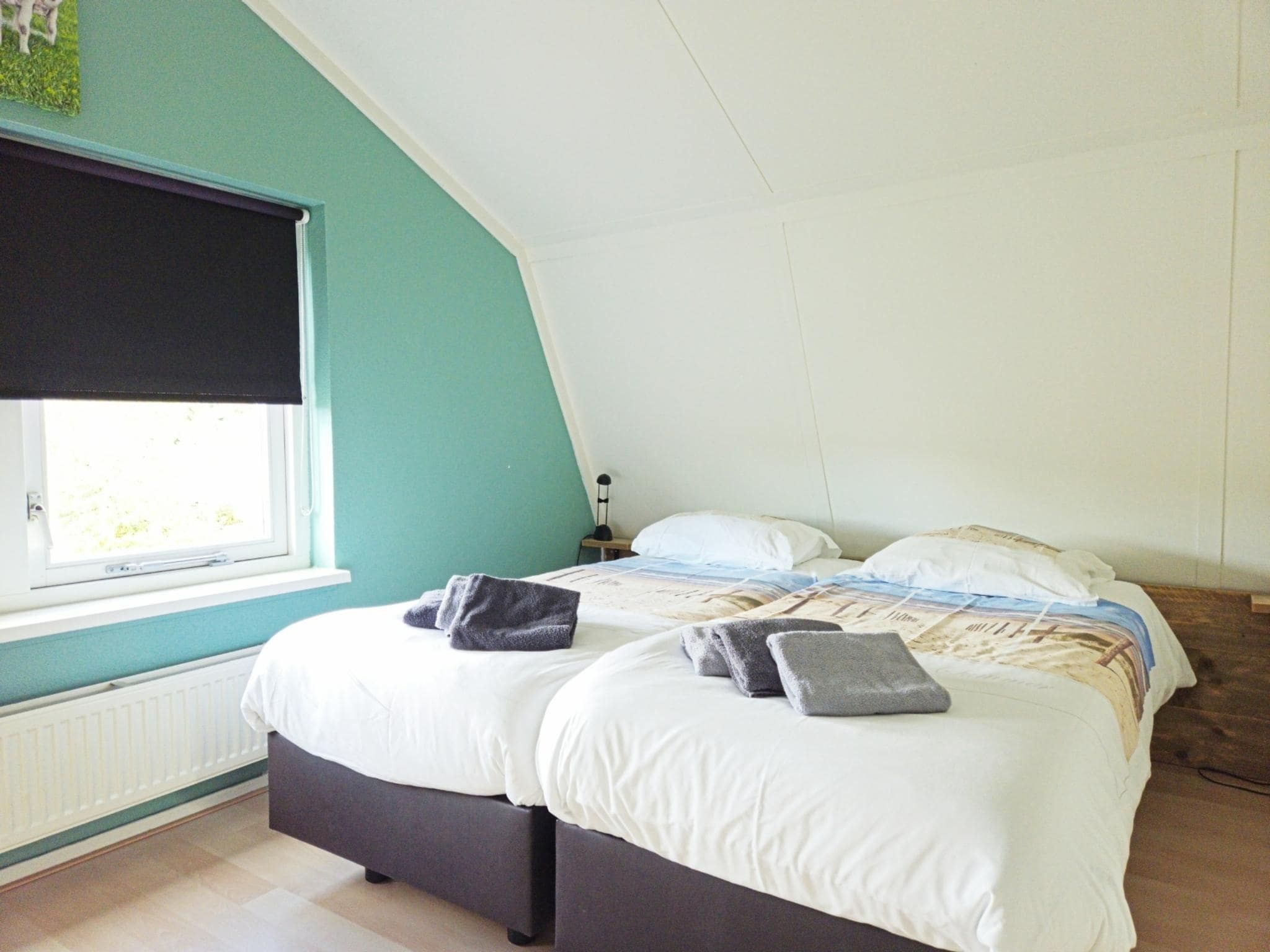 Een slaapkamer van Bungalow 4-persoons Huisdiervrij in Noordwijk