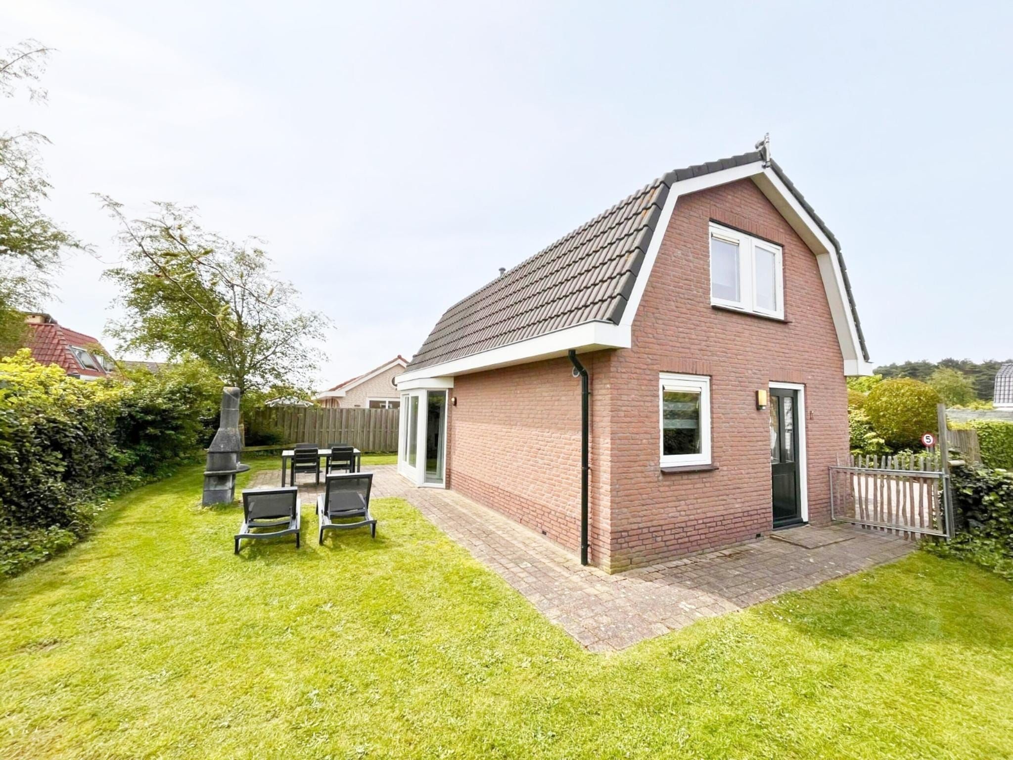 Het terras van Bungalow 4-persoons Huisdiervrij in Noordwijk