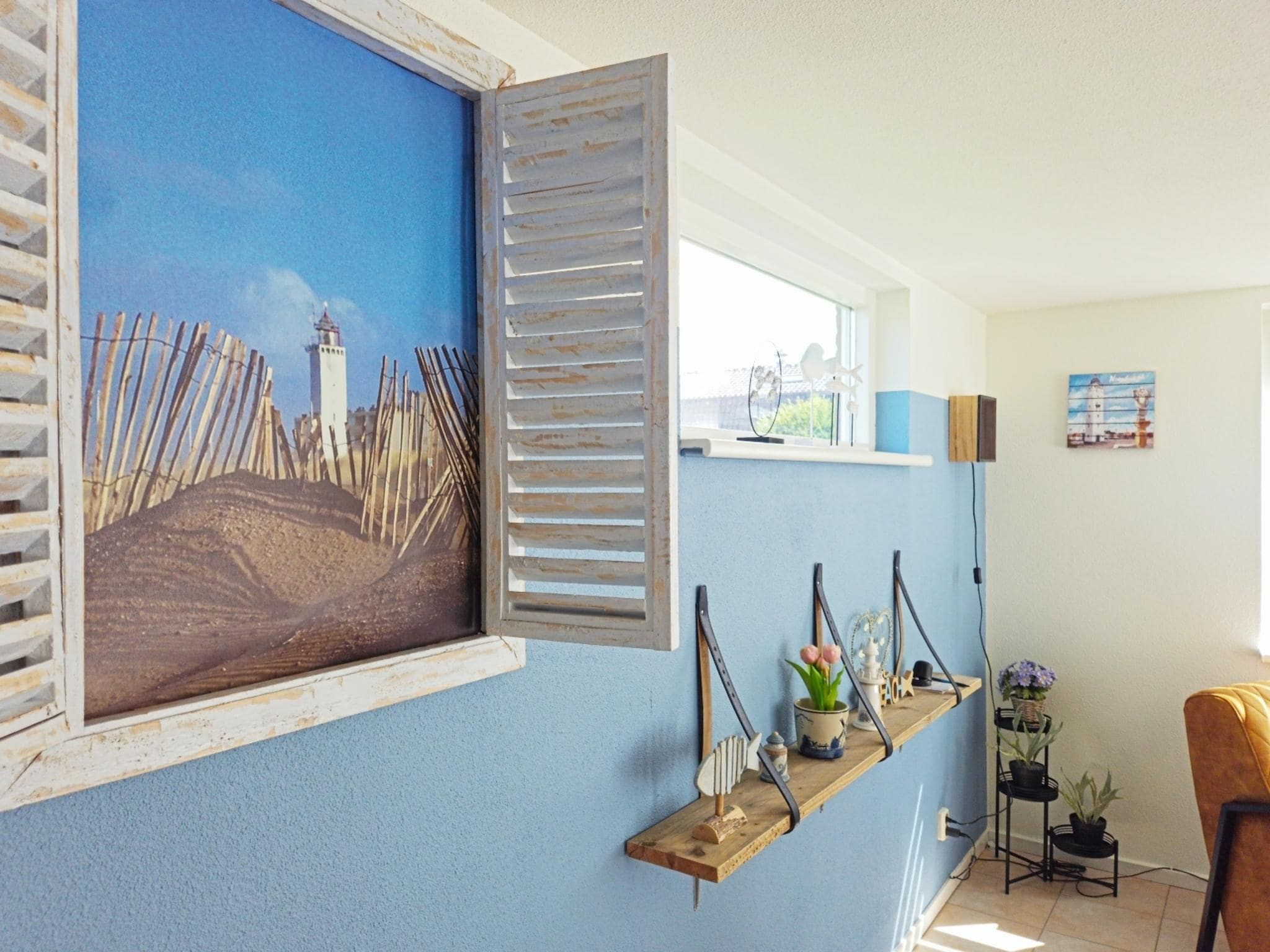 De woonkamer van Bungalow 4-persoons Huisdiervrij in Noordwijk