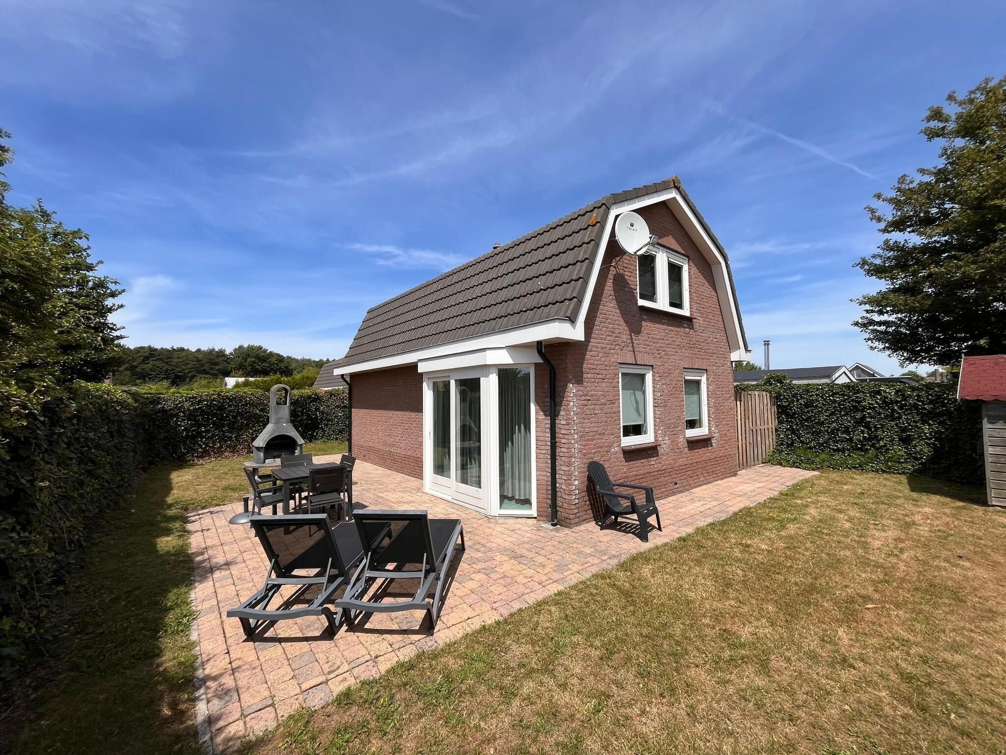 Het terras van Bungalow 5-persoons in Noordwijk
