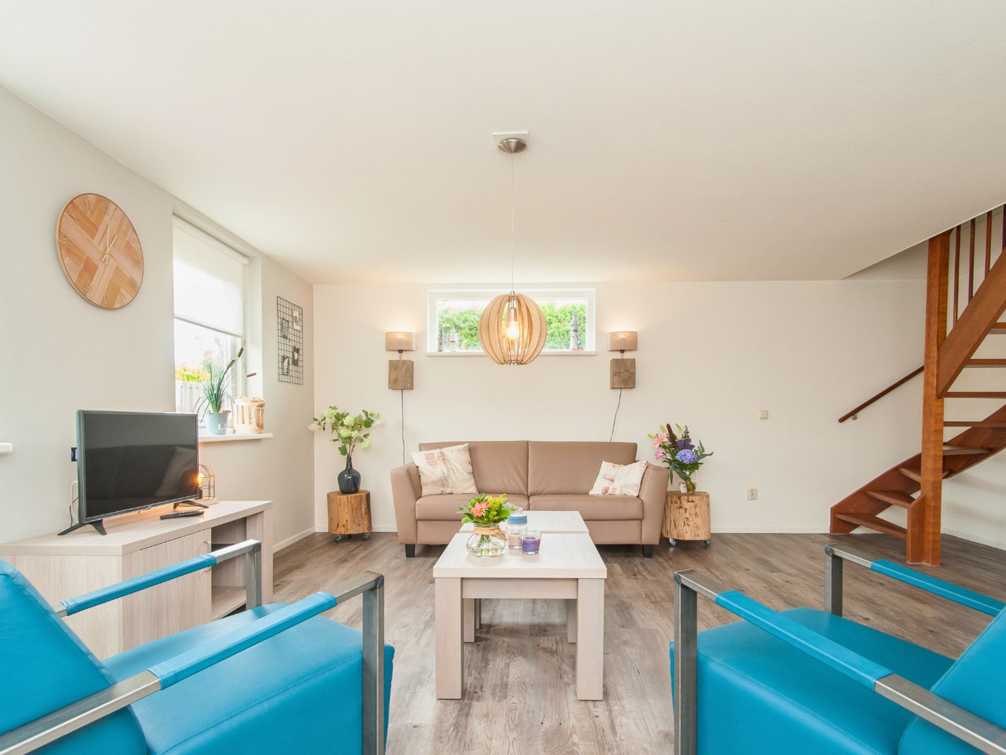 De woonkamer van Bungalow 5-persoons in Noordwijk