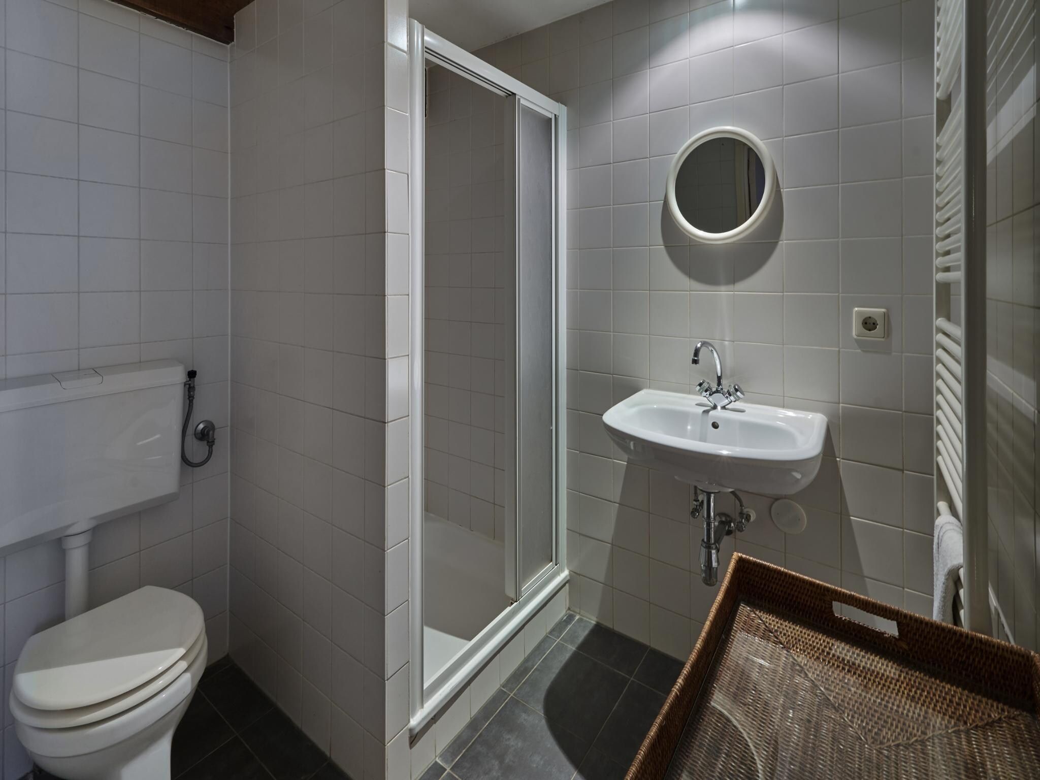 De badkamer van Meschermolen 13 in Mesch-Eijsden