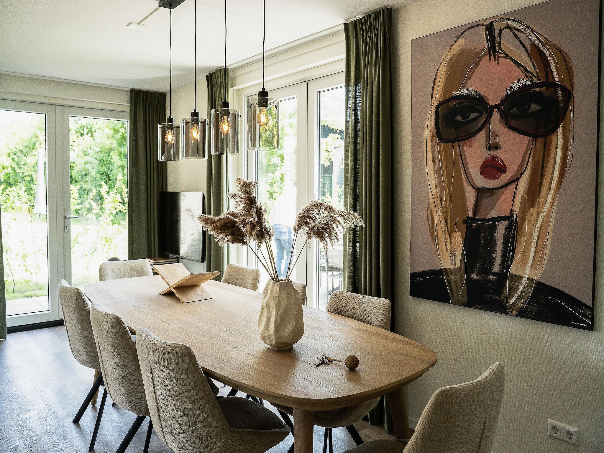 De eetkamer van Wetterfrei in Elahuizen