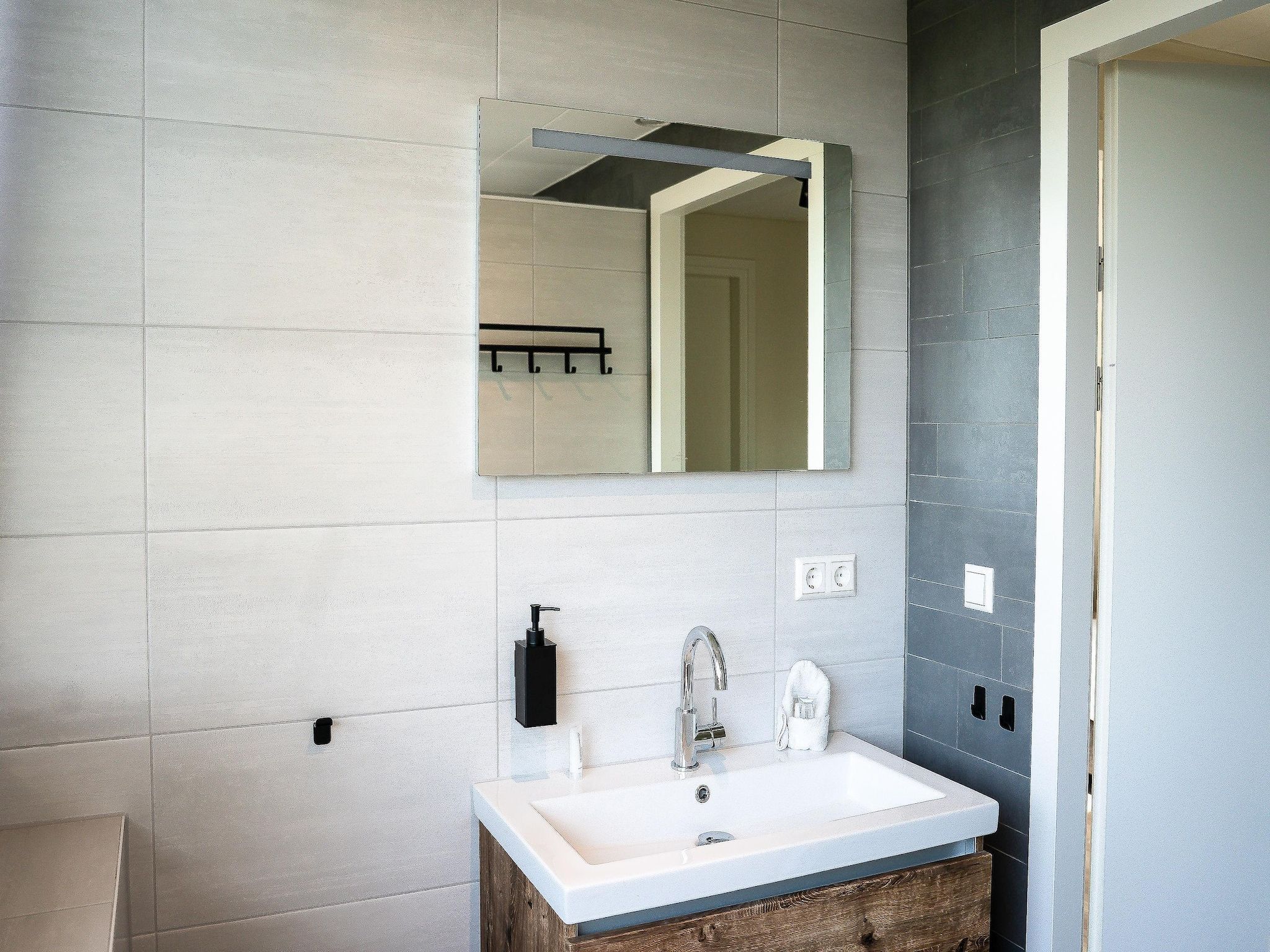 De badkamer van Wetterfrei in Elahuizen