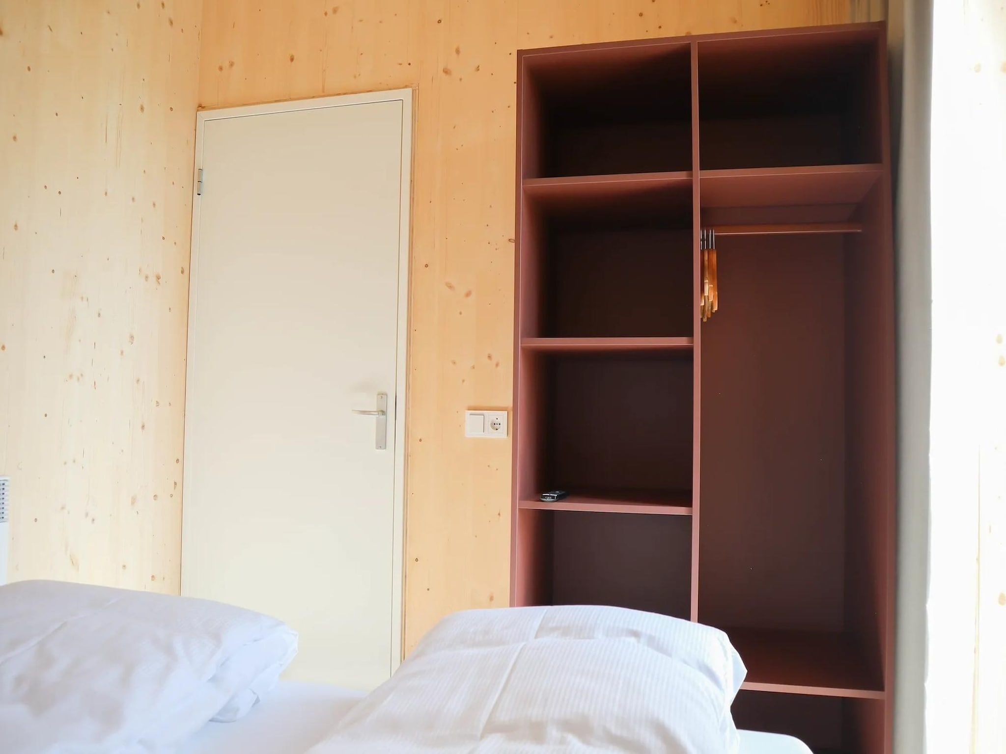 Een slaapkamer van Bungalow Ocean Deluxe 6 Person in ’s-Gravenzande