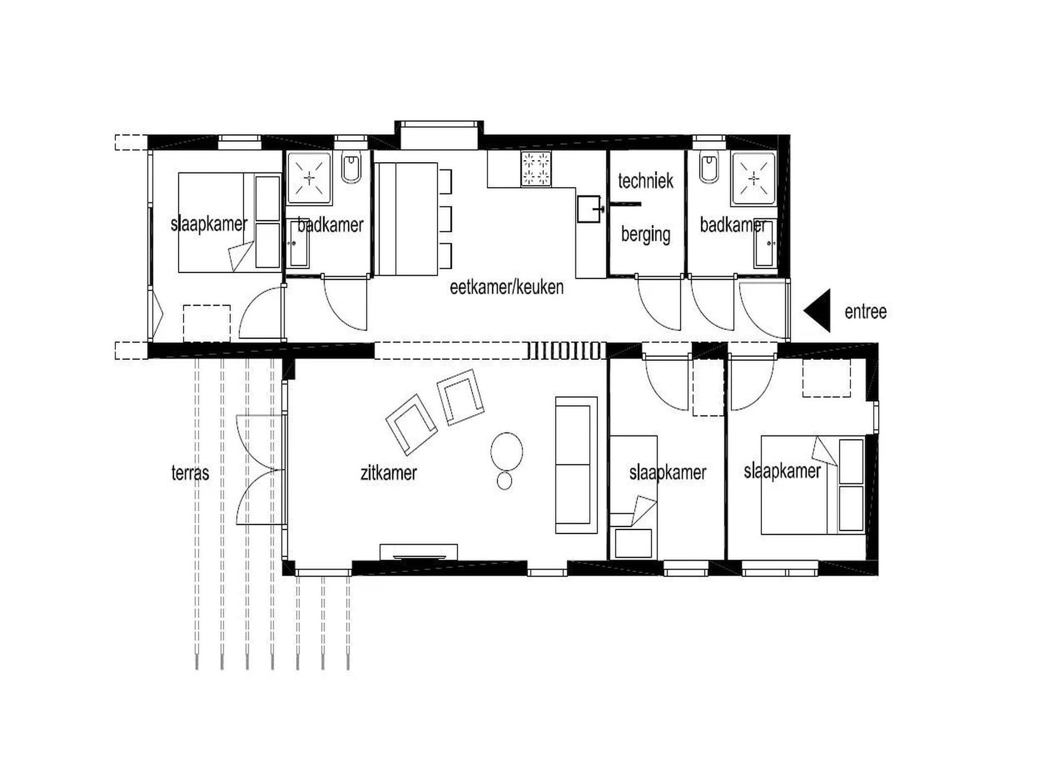 Bungalow Ocean Deluxe 6 Person in ’s-Gravenzande - Foto 25 van 25