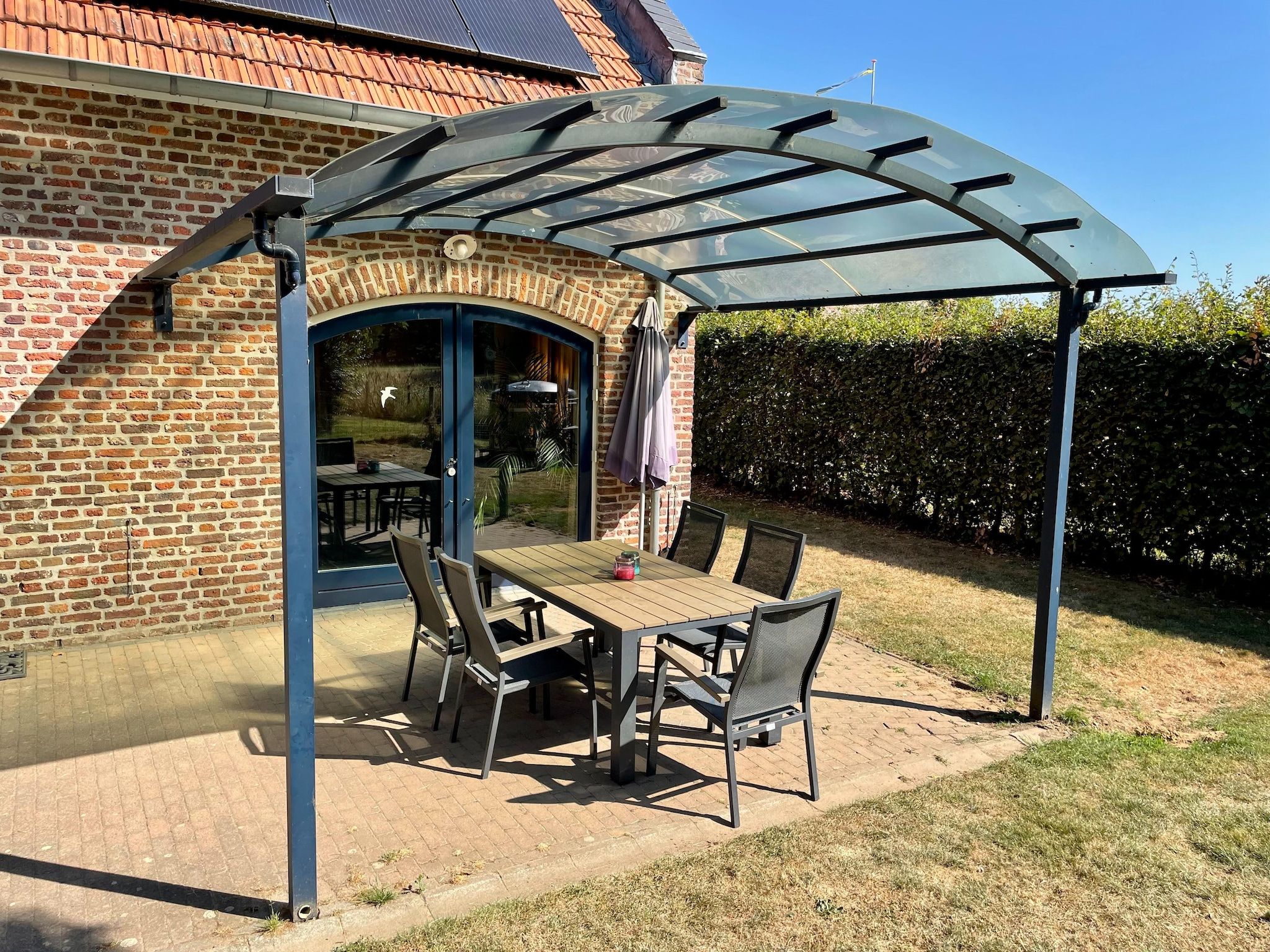 Het terras van Klein Paarlo in Sint Odilienberg