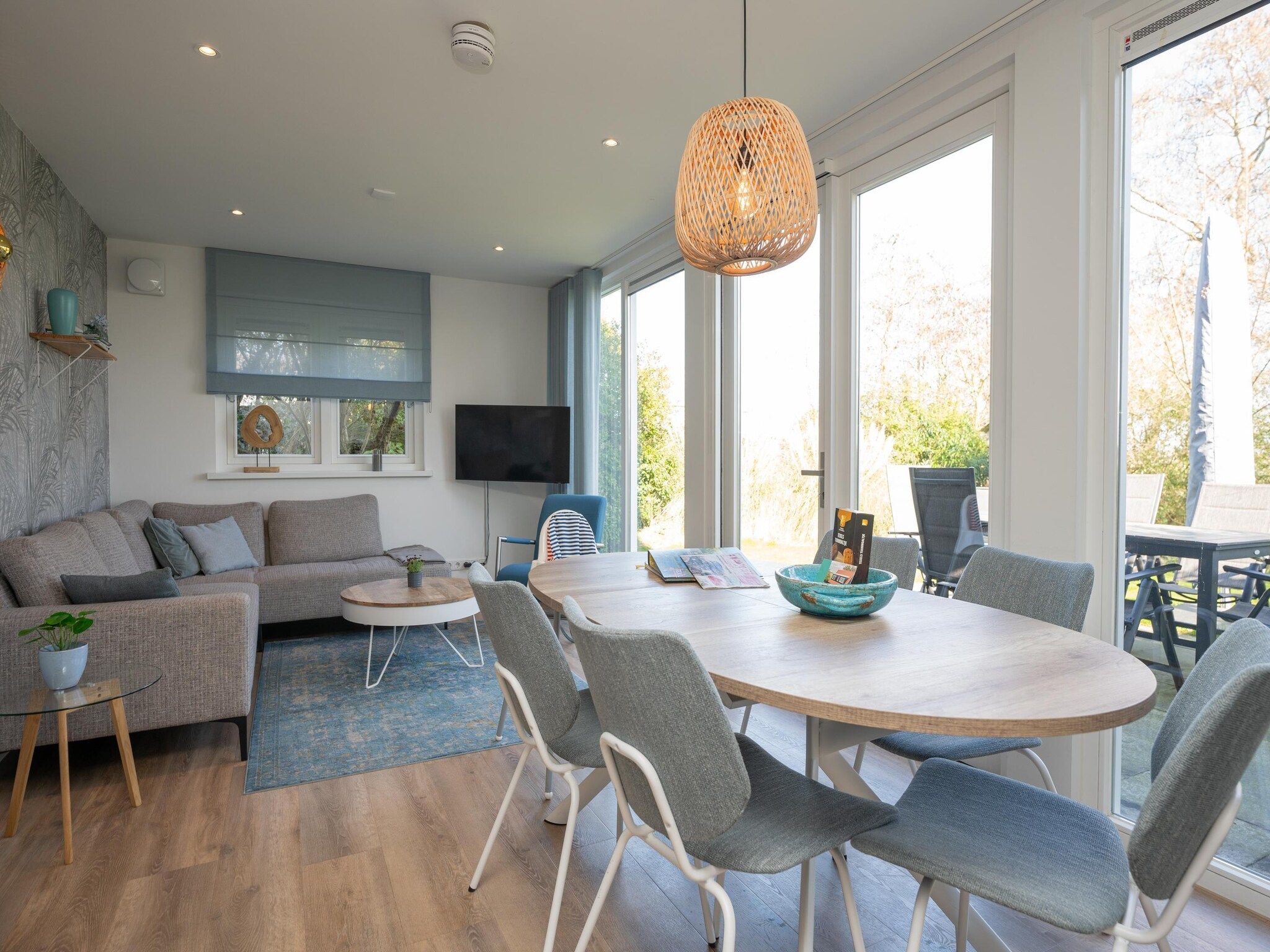 De woonkamer van Mienterbos-Duinglop in De Koog