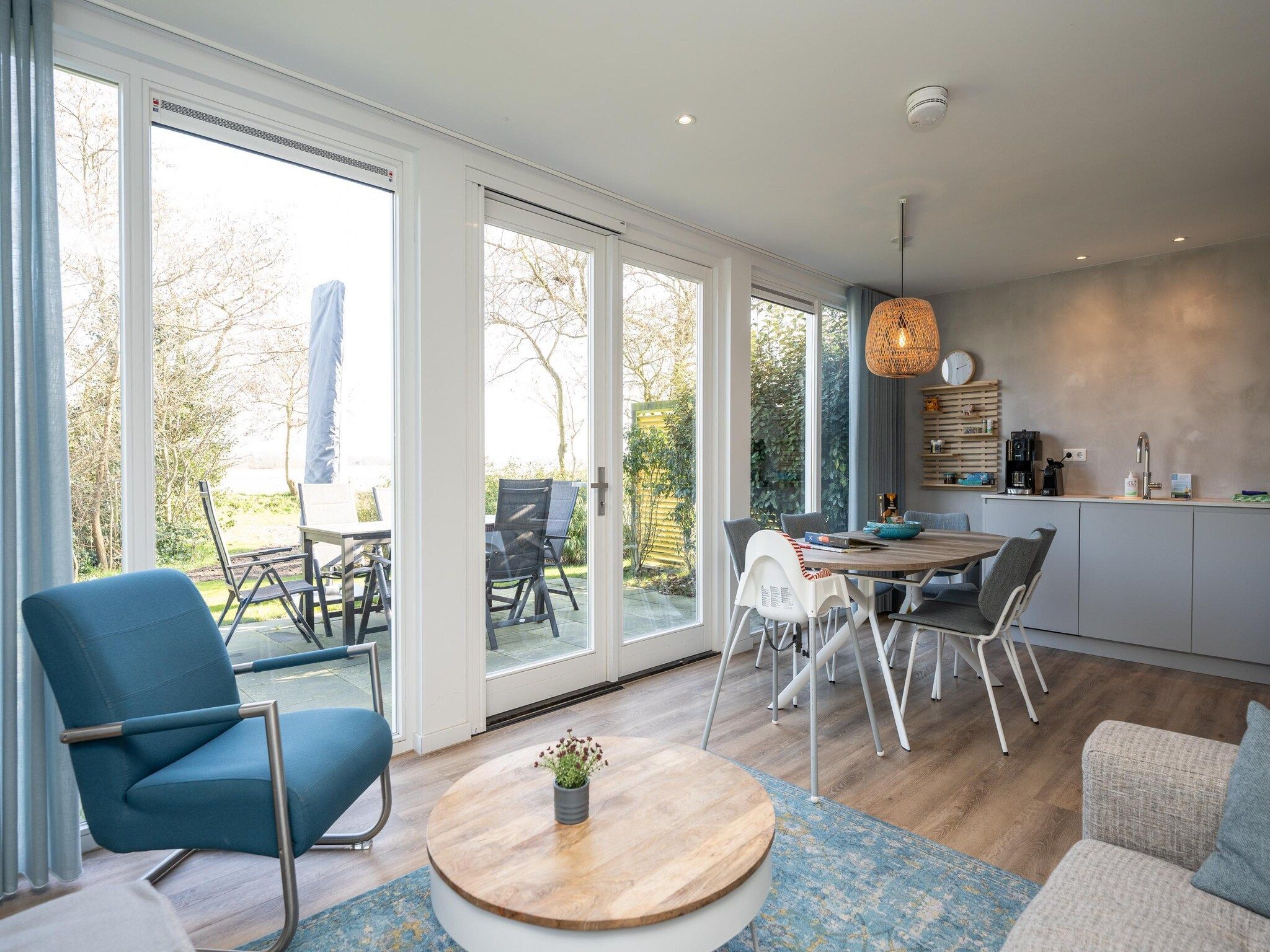 De woonkamer van Mienterbos-Duinglop in De Koog