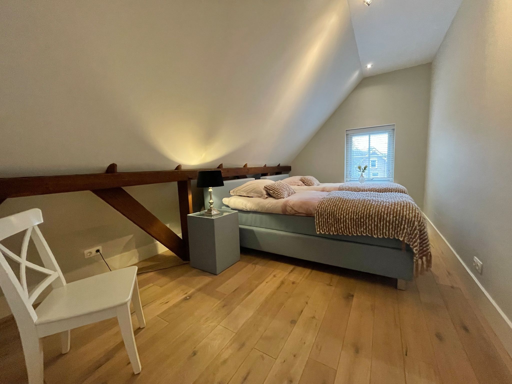 Een slaapkamer van de Binnenhof in Vriezenveen