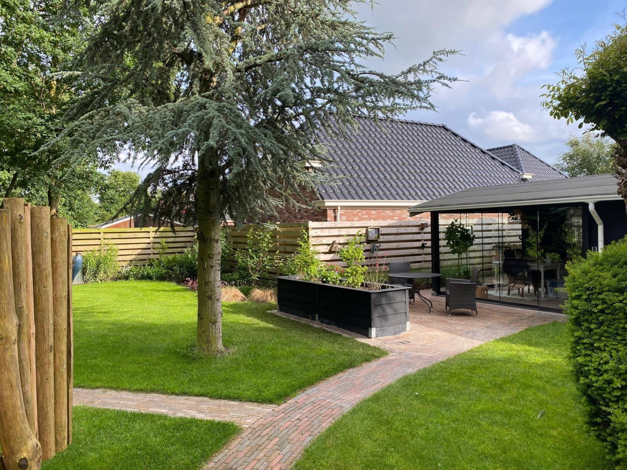 De tuin van De Groninger Zeeuw in Bellingwolde