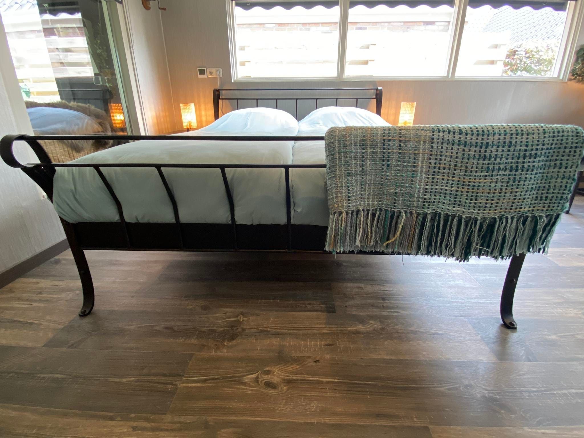 Een slaapkamer van De Groninger Zeeuw in Bellingwolde