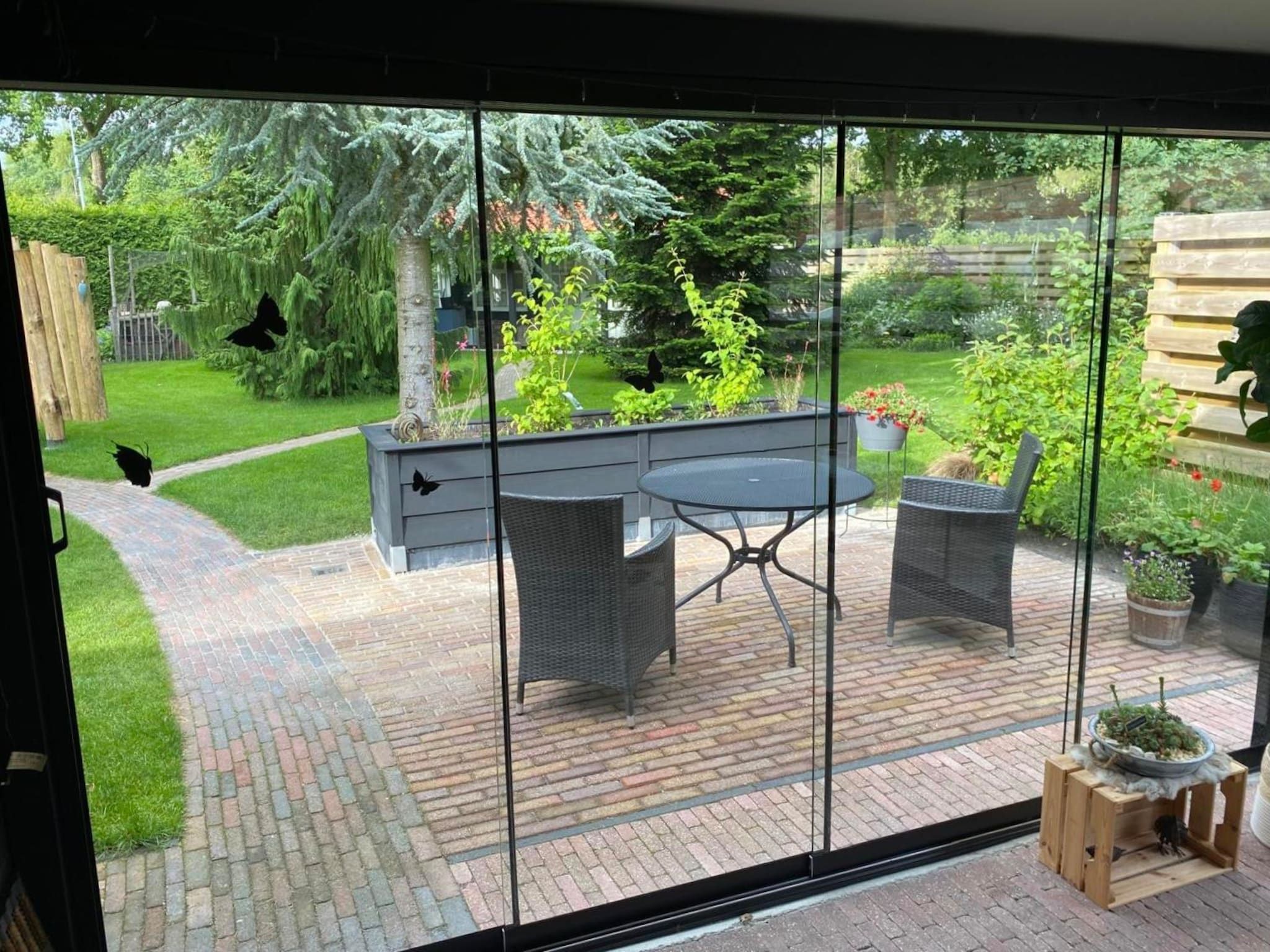 Het terras van De Groninger Zeeuw in Bellingwolde