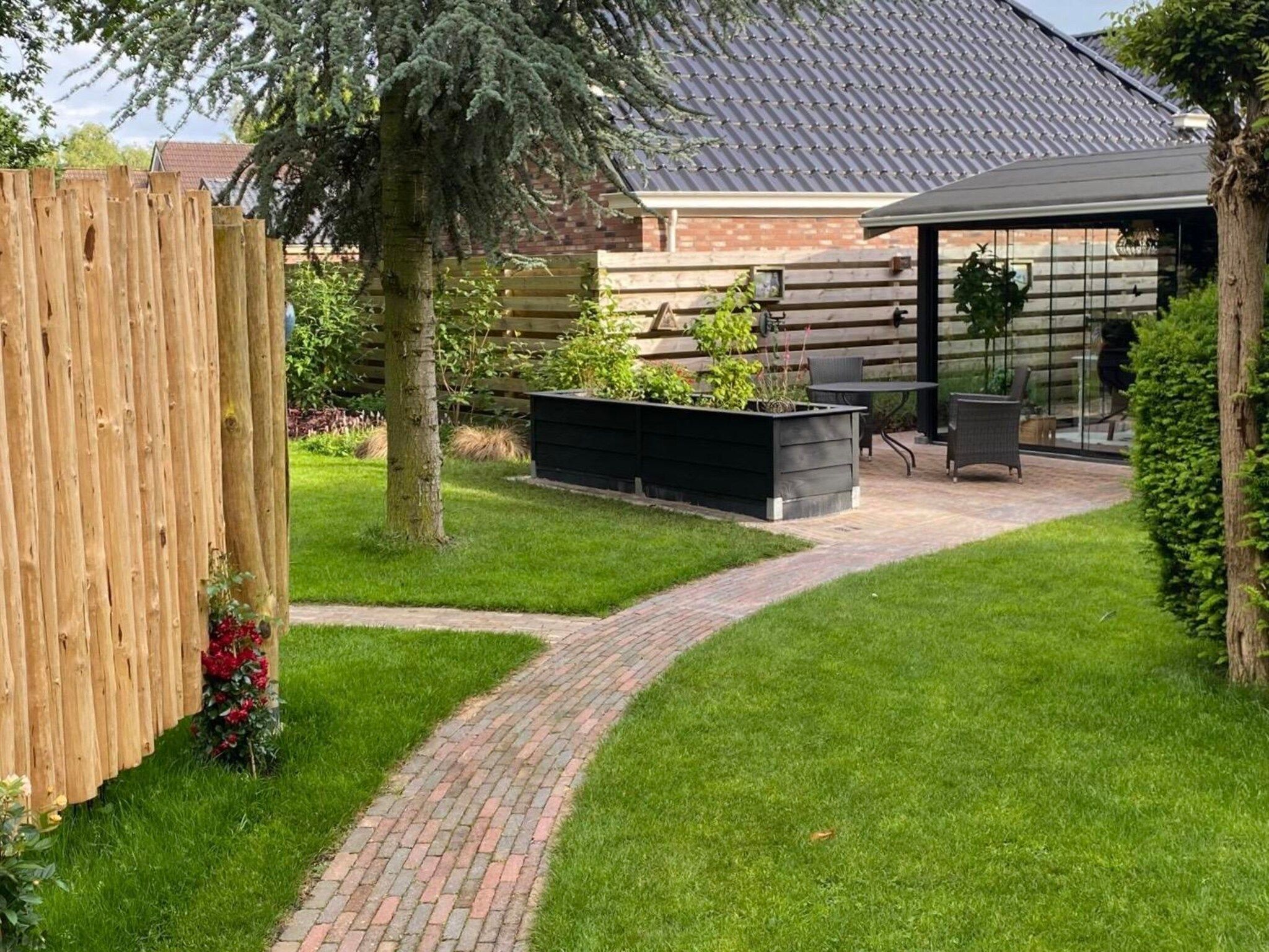 De tuin van De Groninger Zeeuw in Bellingwolde