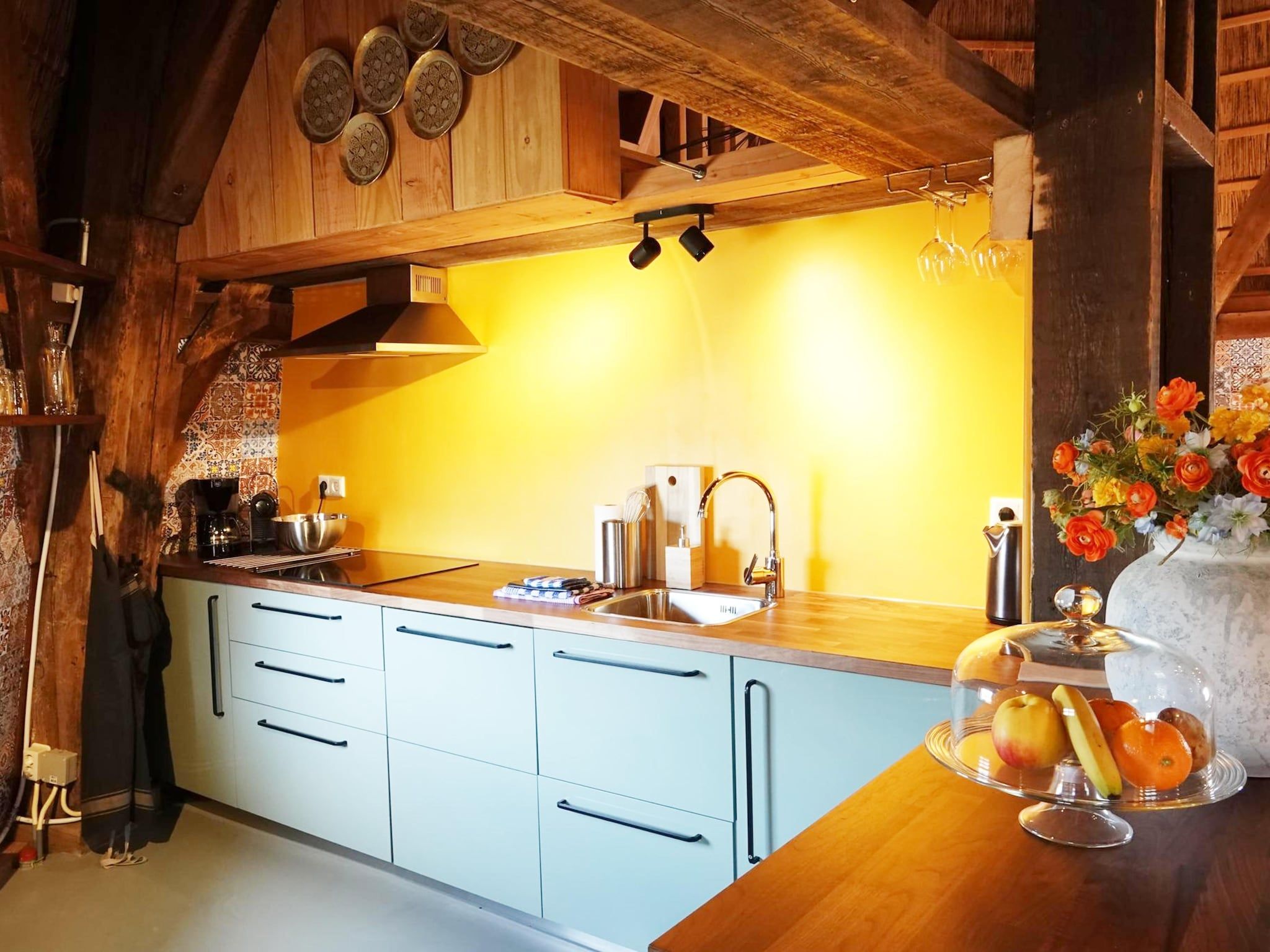 De keuken van De Molen van Egmond in Egmond aan den Hoef