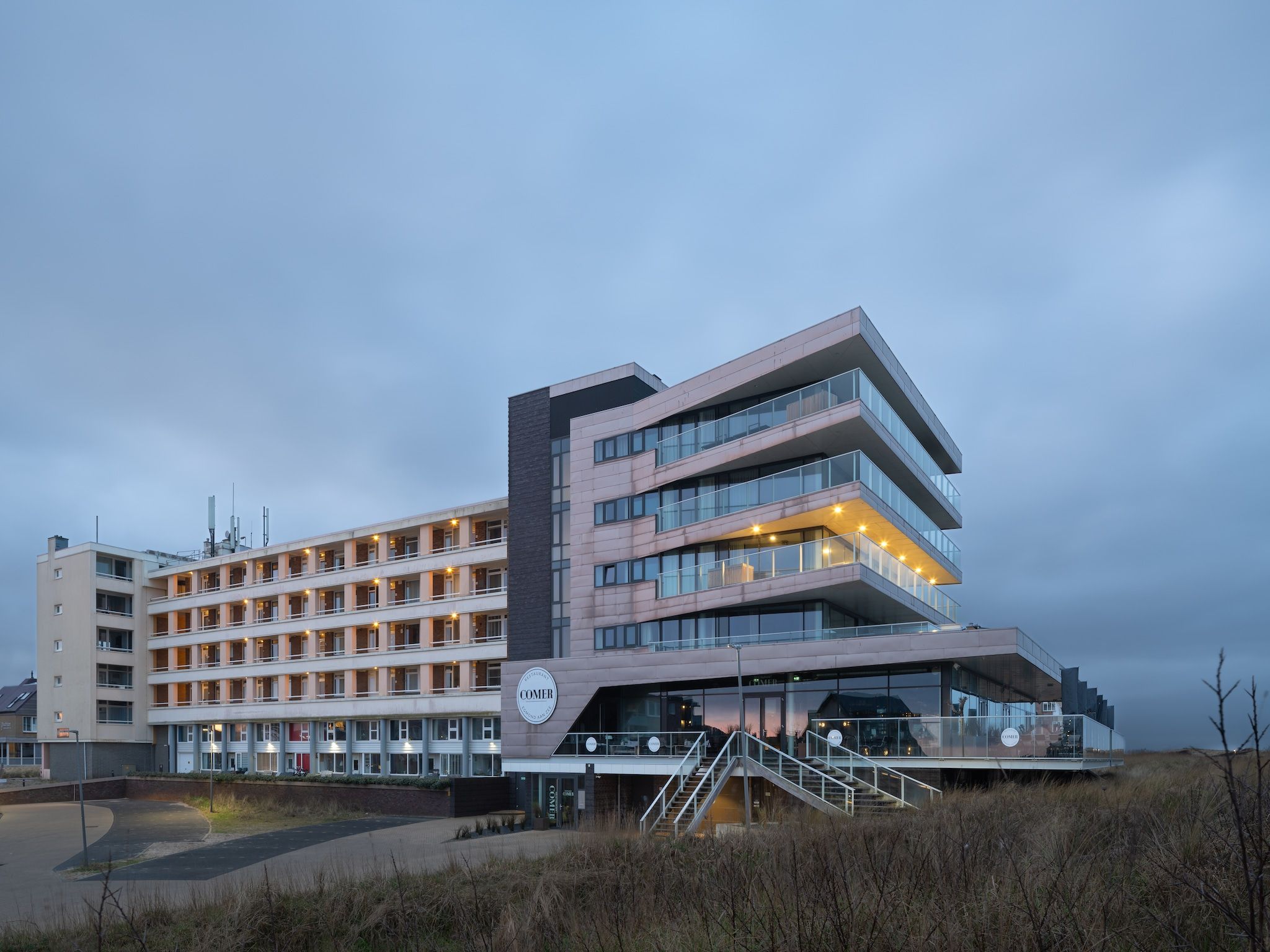 De buitenkant van Droomsuites Egmond aan Zee - 8 person apartment in Egmond aan Zee