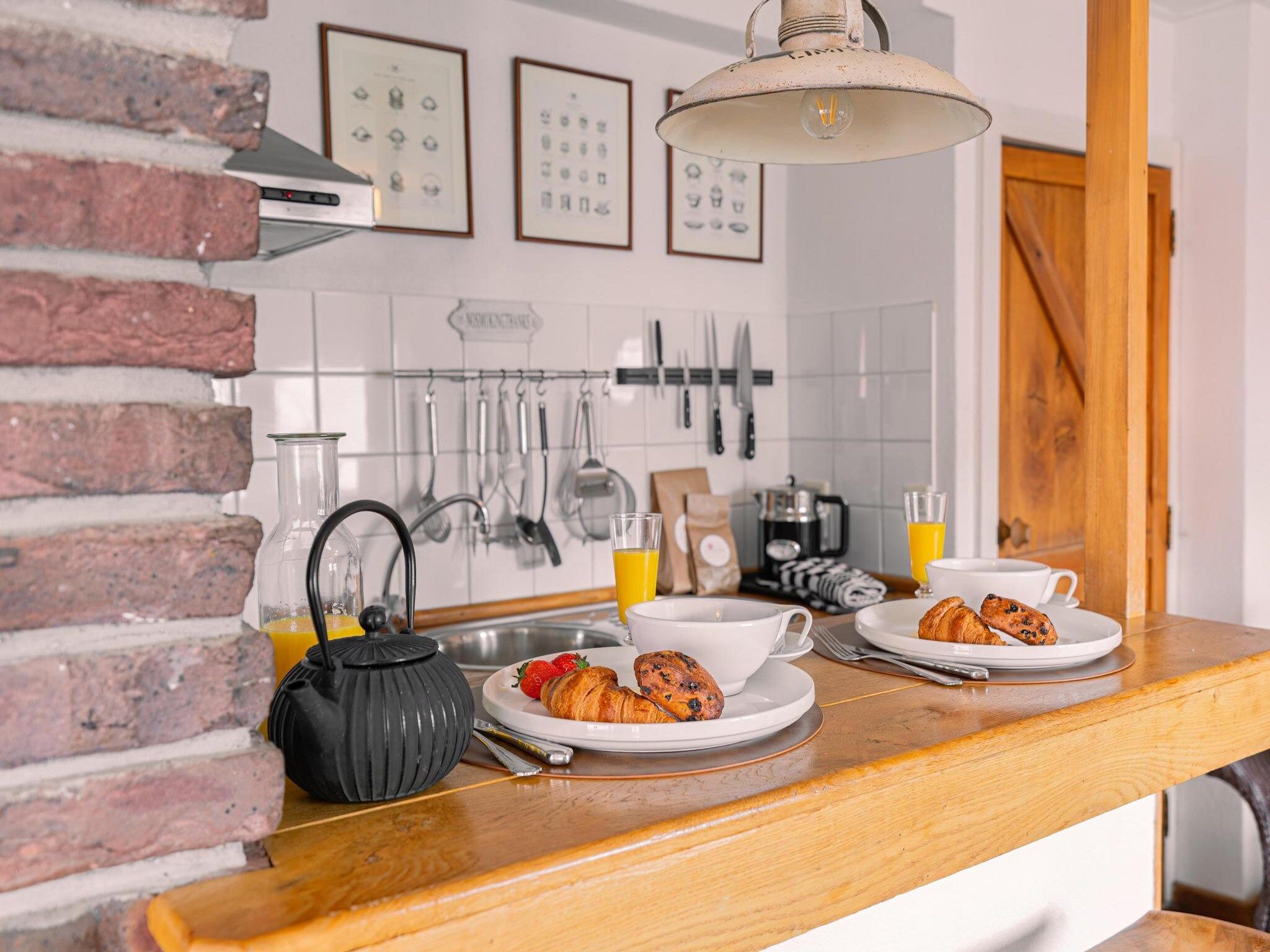 De keuken van La Chatelaine 1 in Egmond aan Zee
