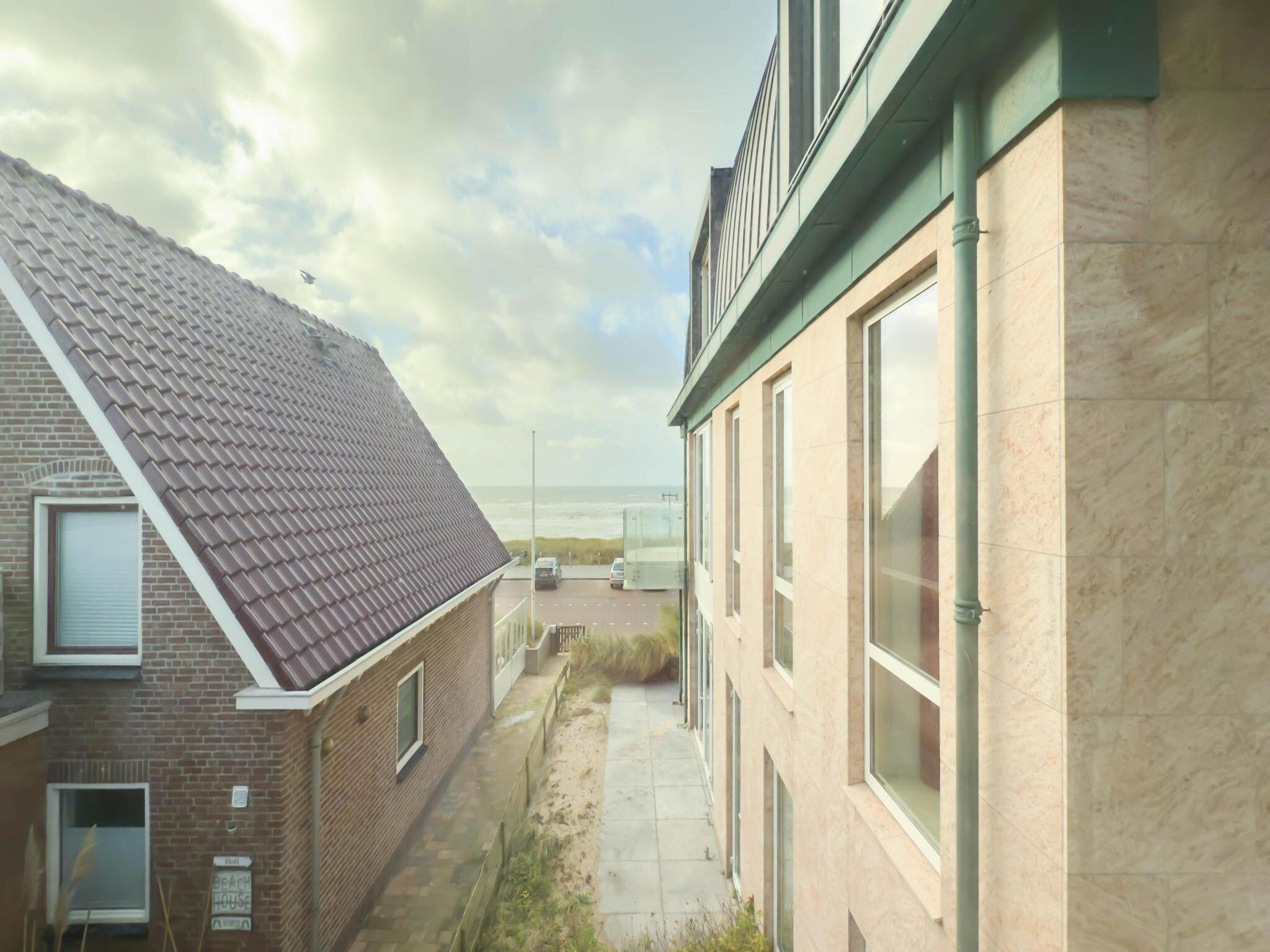 Het uitzicht vanaf Maanlicht in Egmond aan Zee