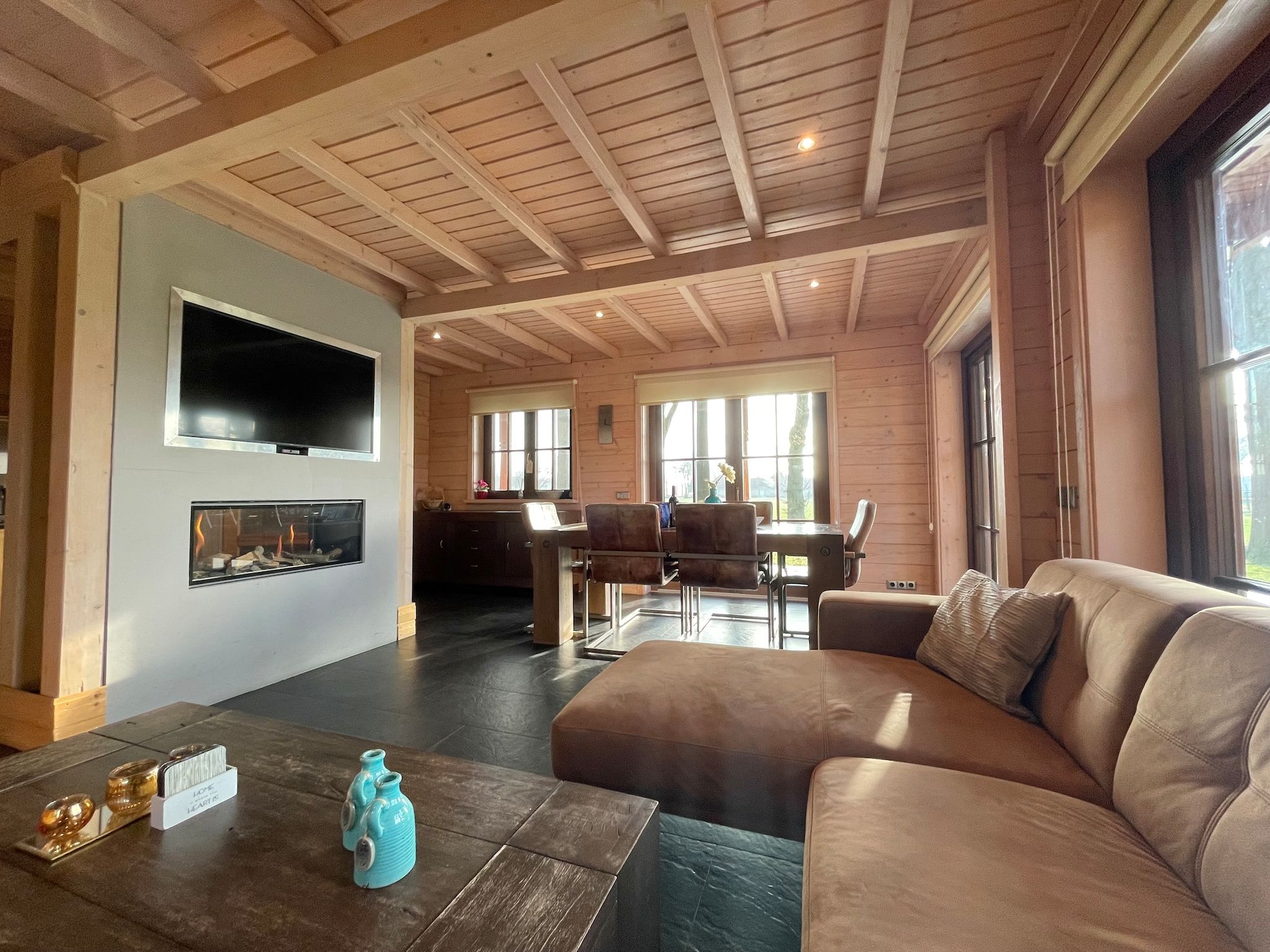 De woonkamer van Salland Hideaway - 4 persons in Den Ham