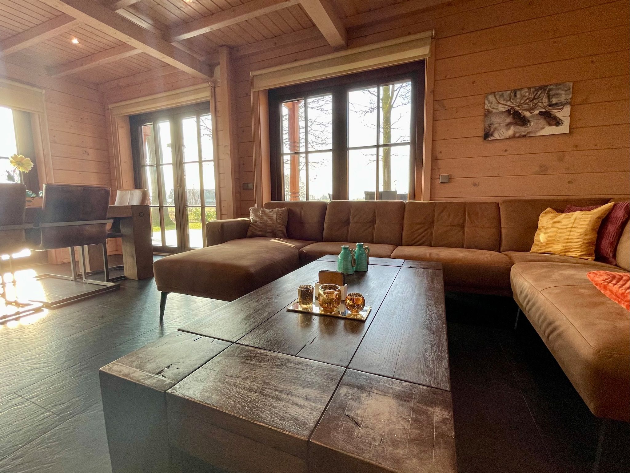 De woonkamer van Salland Hideaway - 4 persons in Den Ham