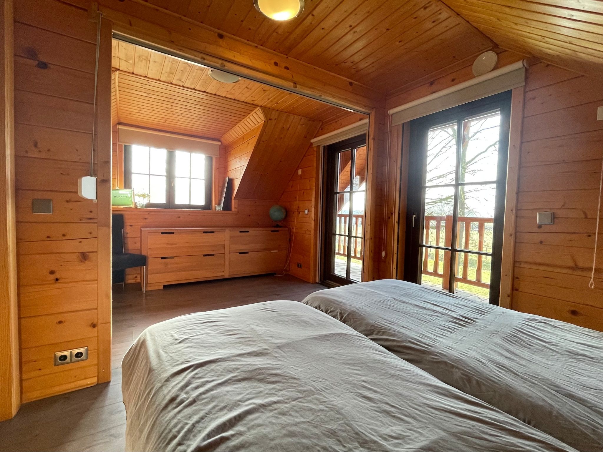 Een slaapkamer van Salland Hideaway - 4 persons in Den Ham