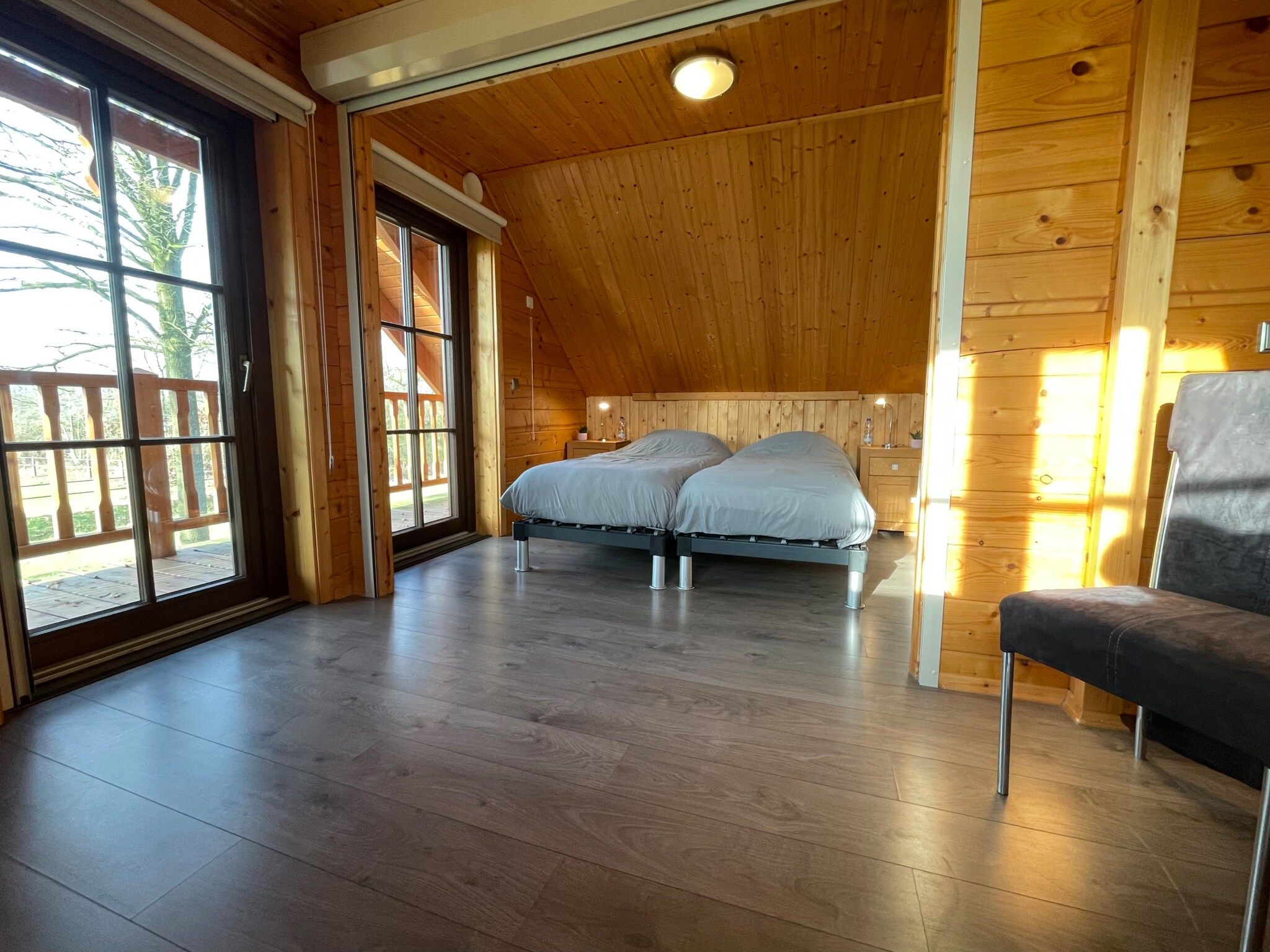 Een slaapkamer van Salland Hideaway - 4 persons in Den Ham