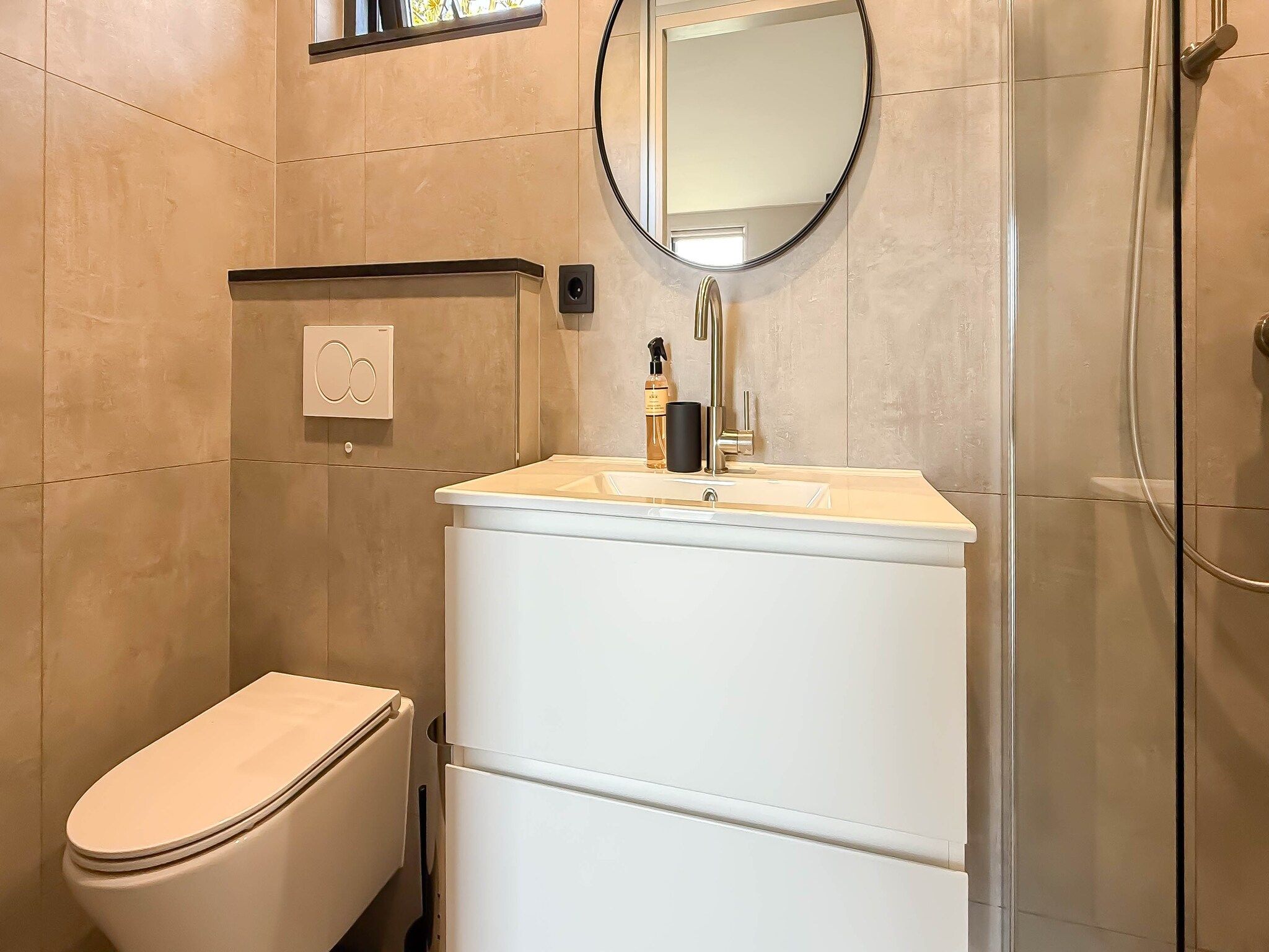 De badkamer van 't Boschhuys in Bergen