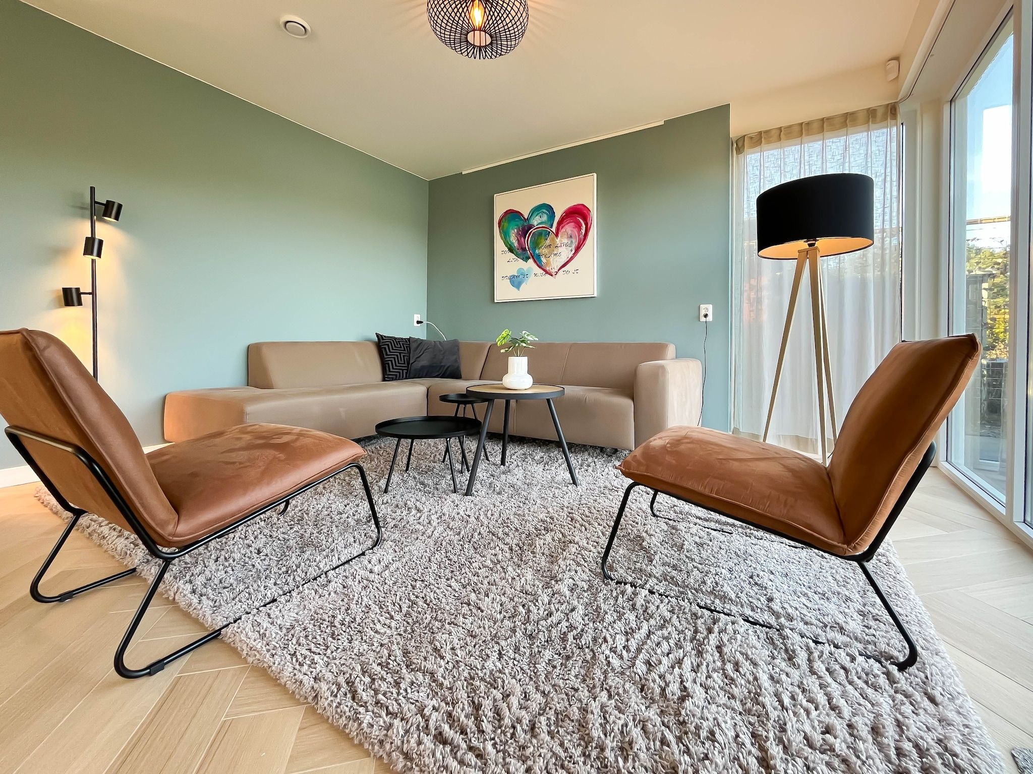 De woonkamer van Holiday home Torenvalk in Sibculo