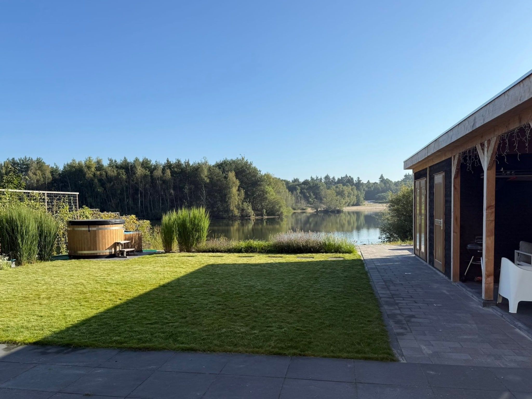 De tuin van Holiday home Torenvalk in Sibculo