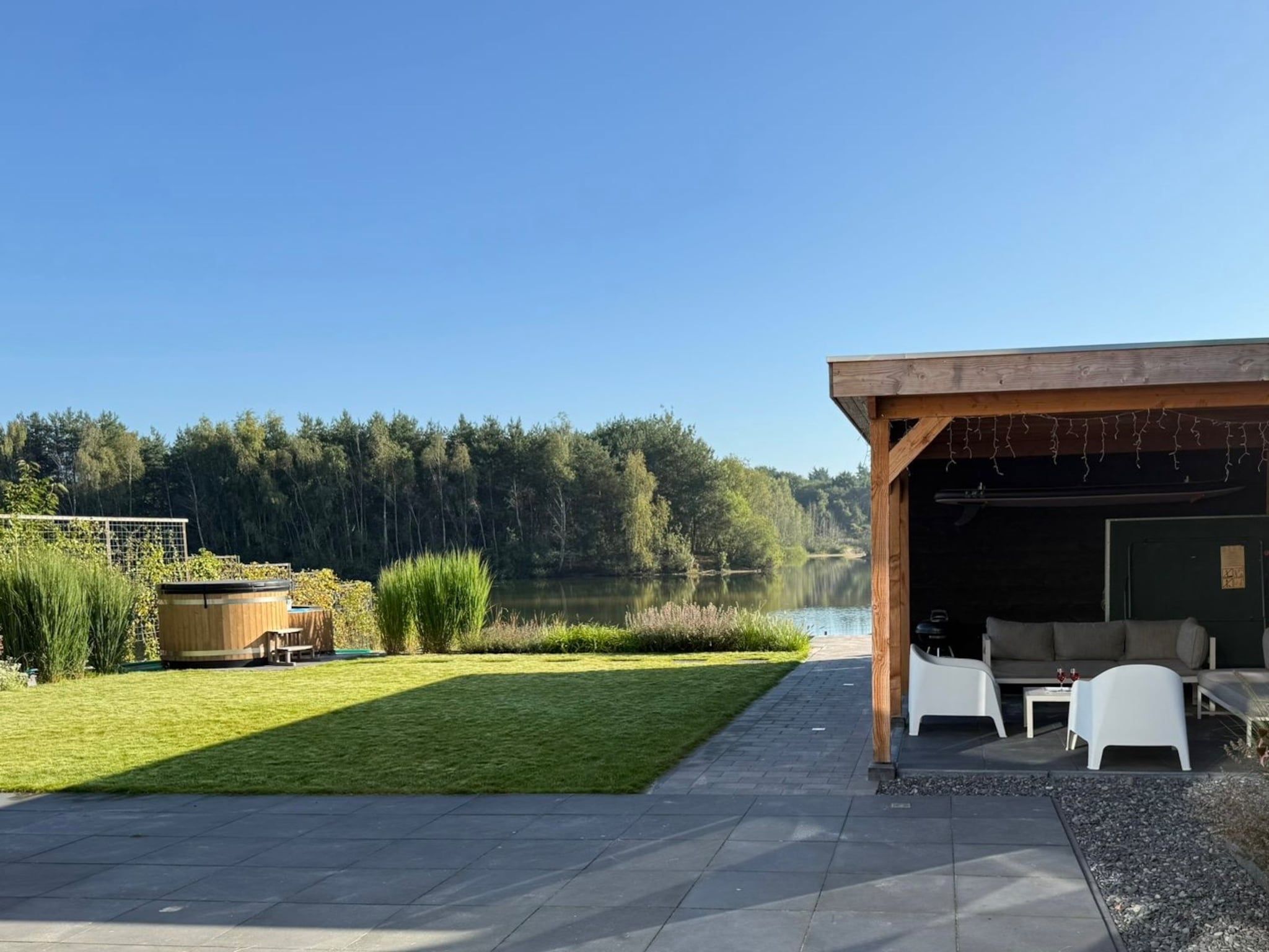De tuin van Holiday home Torenvalk in Sibculo