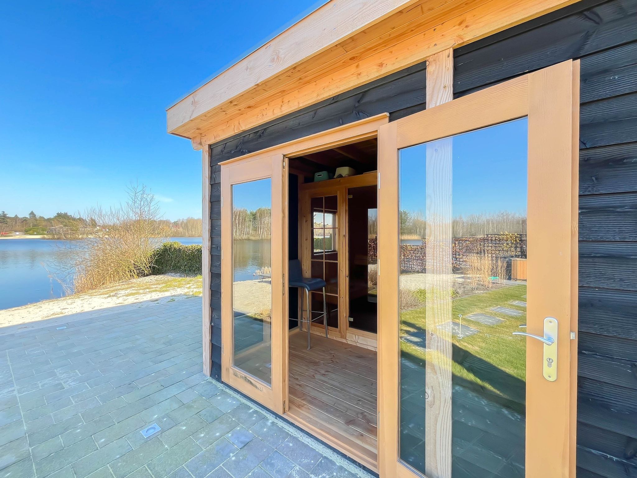 De buitenkant van Holiday home Torenvalk in Sibculo