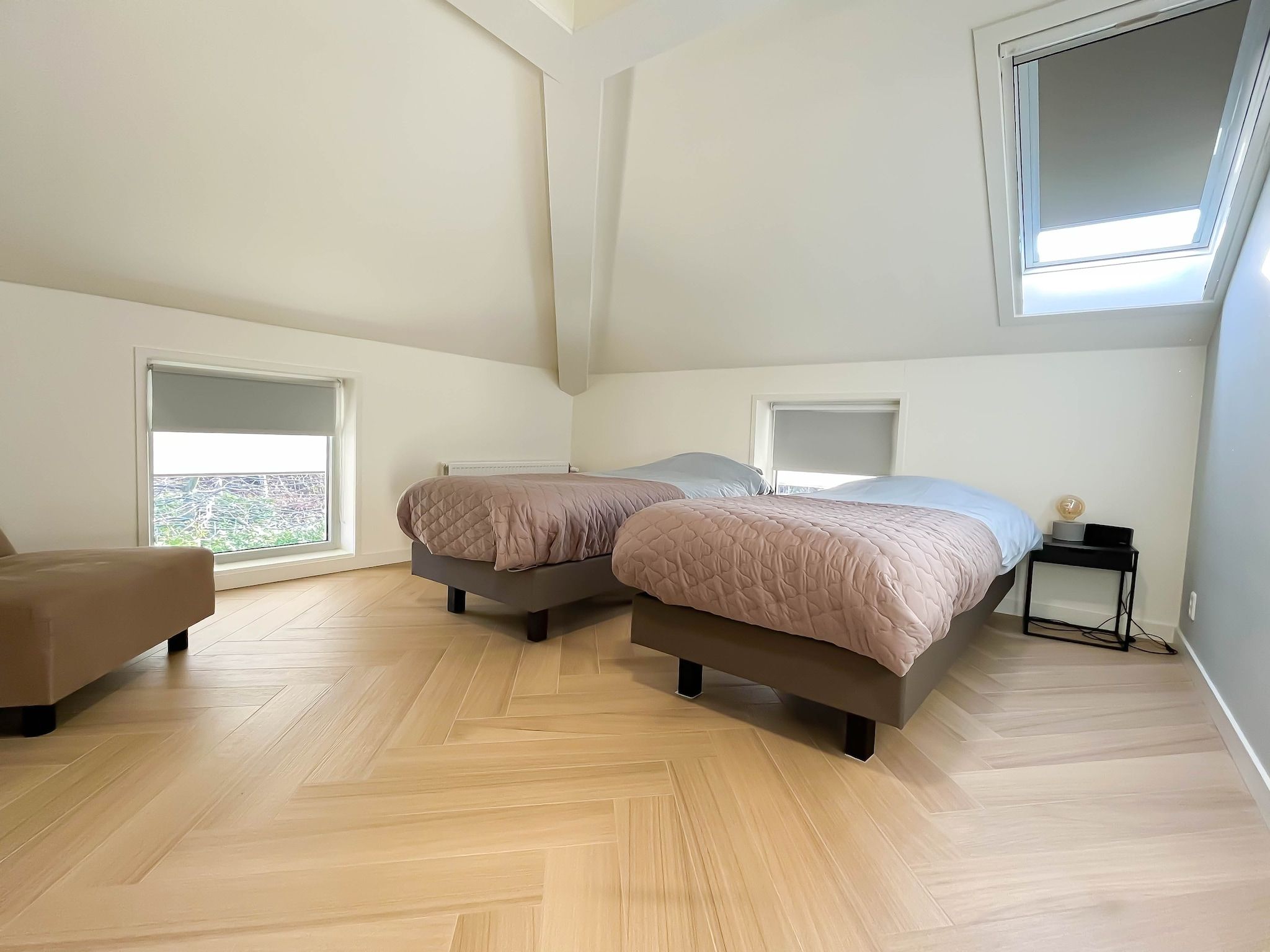 Een slaapkamer van Holiday home Torenvalk in Sibculo