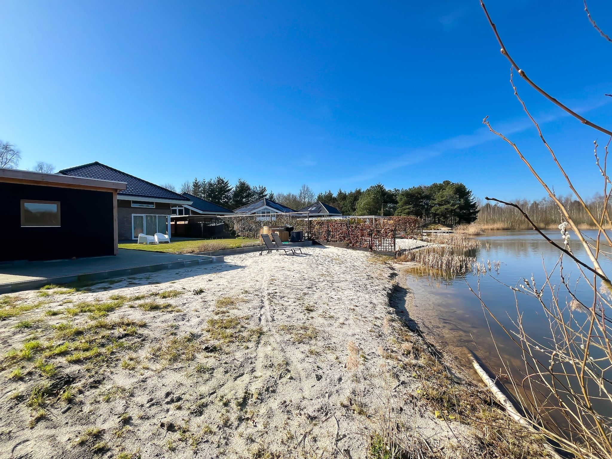 De buitenkant van Holiday home Torenvalk in Sibculo