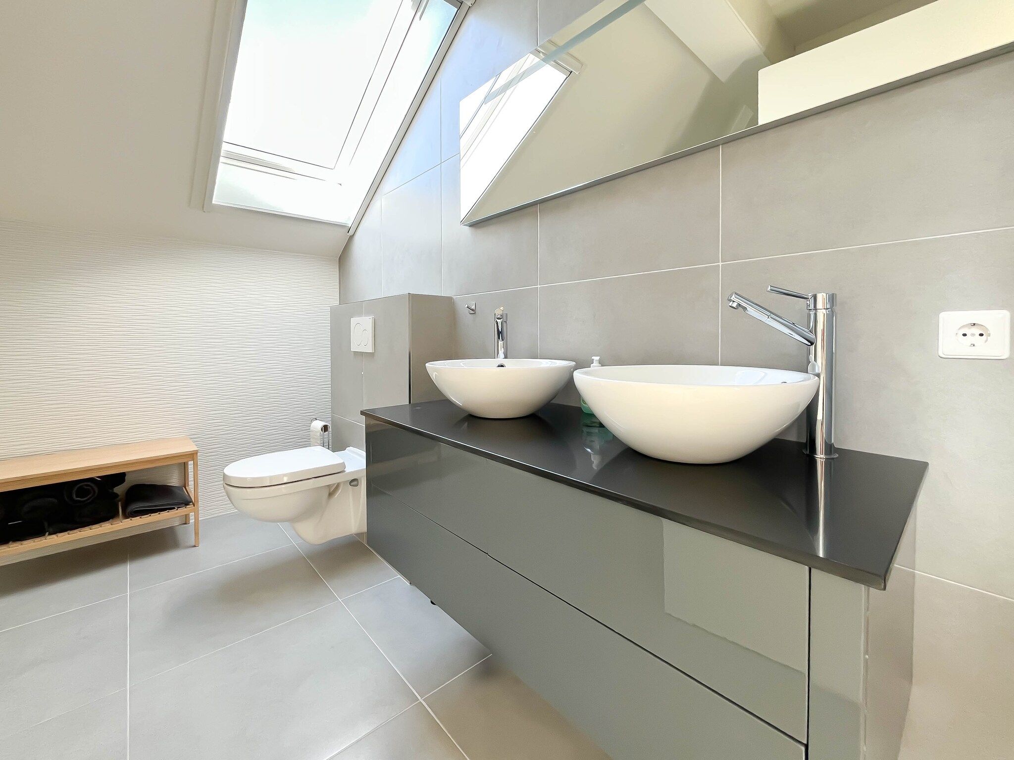 De badkamer van Holiday home Torenvalk in Sibculo