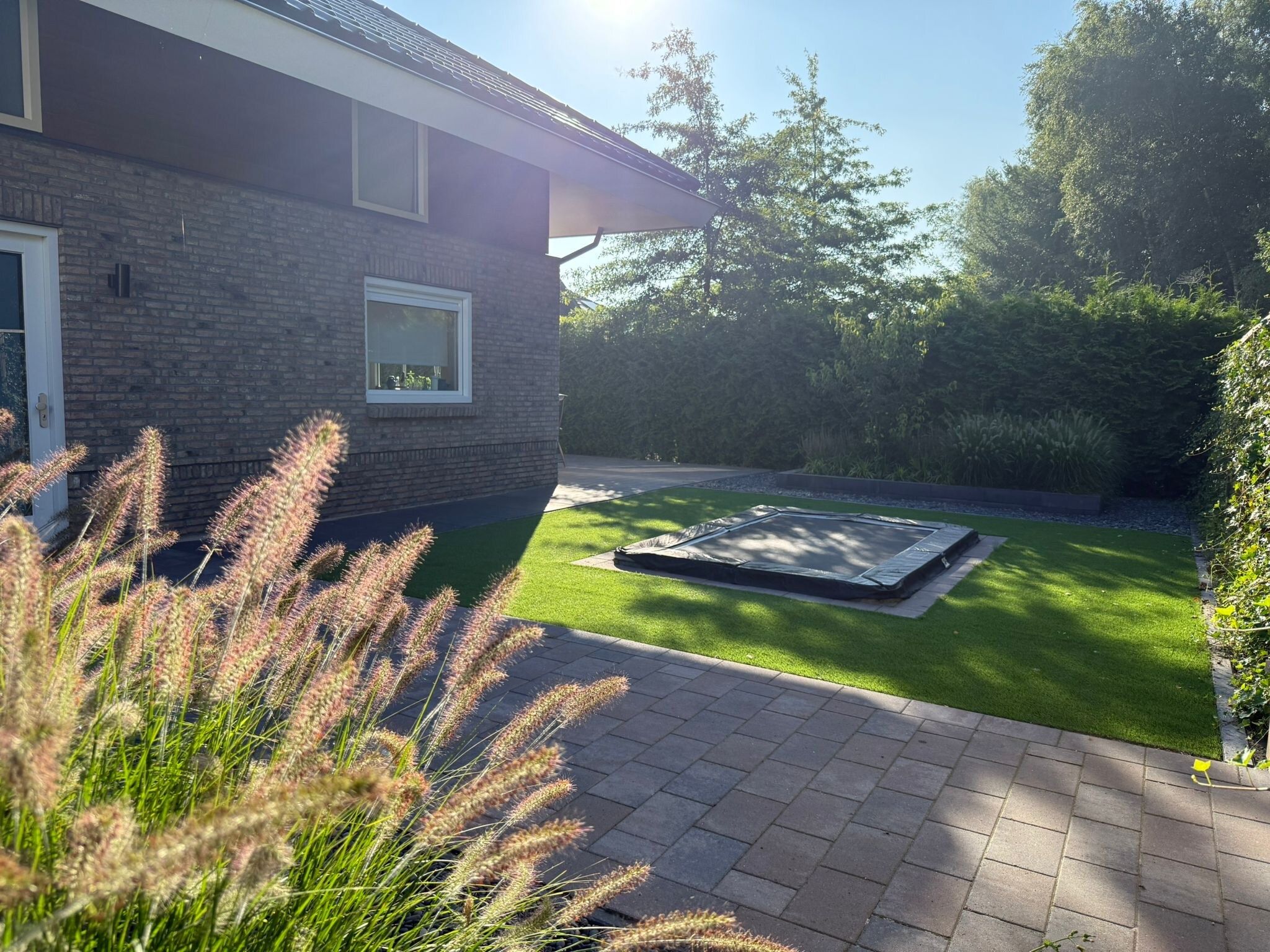 De tuin van Holiday home Torenvalk in Sibculo