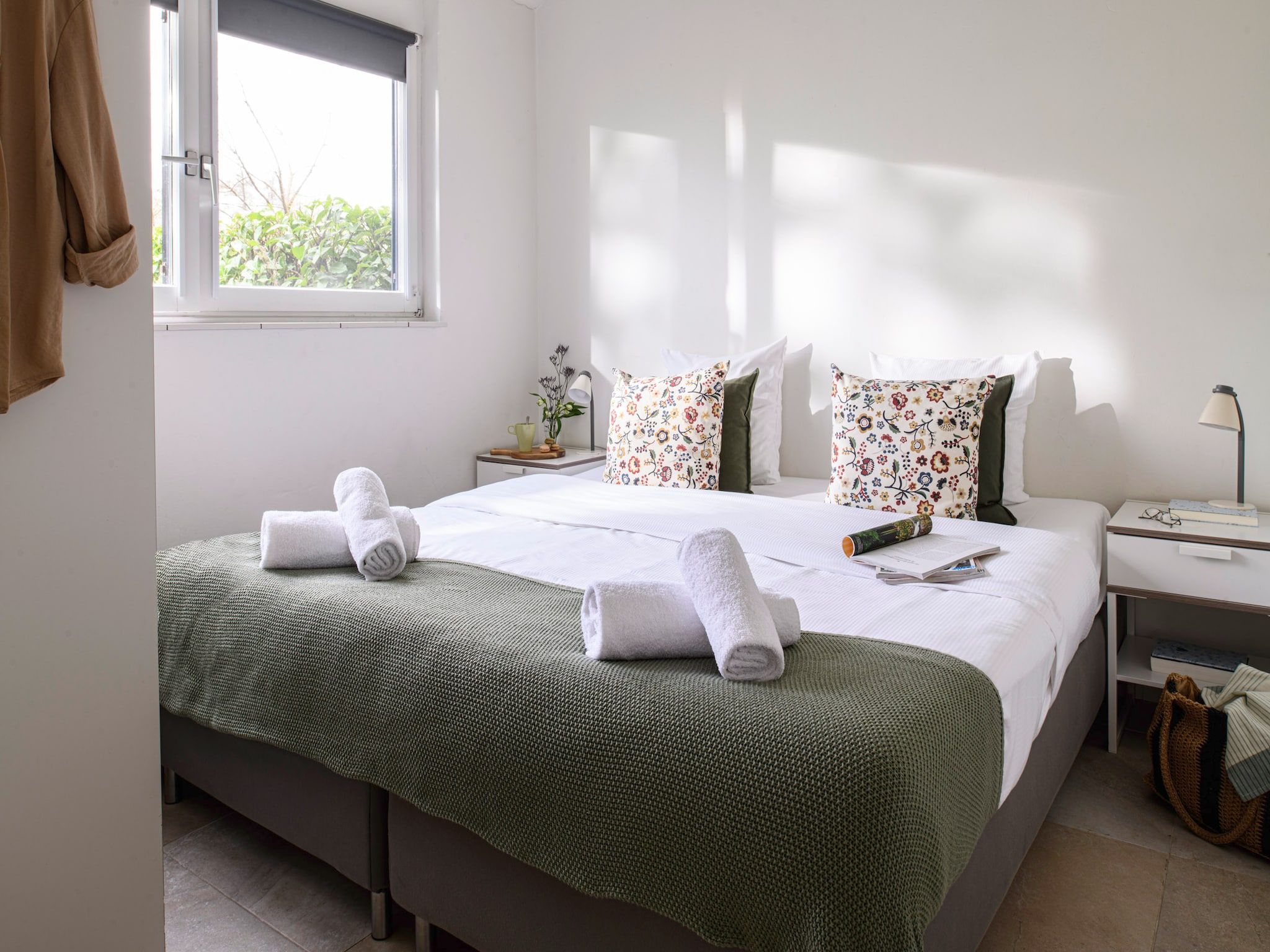 Een slaapkamer van Comfort Bungalow in Loosdrecht