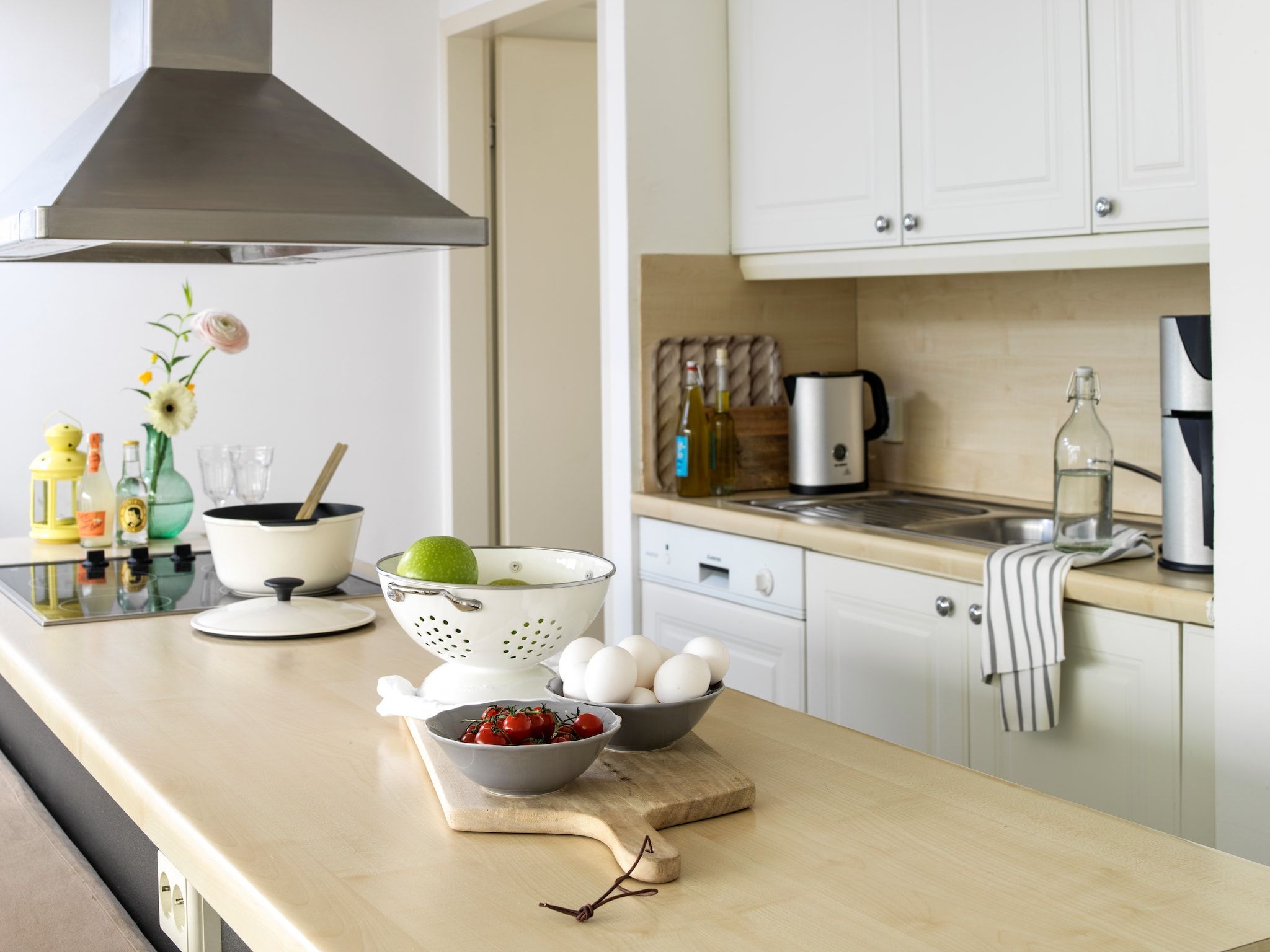 De keuken van Penthouse in Loosdrecht