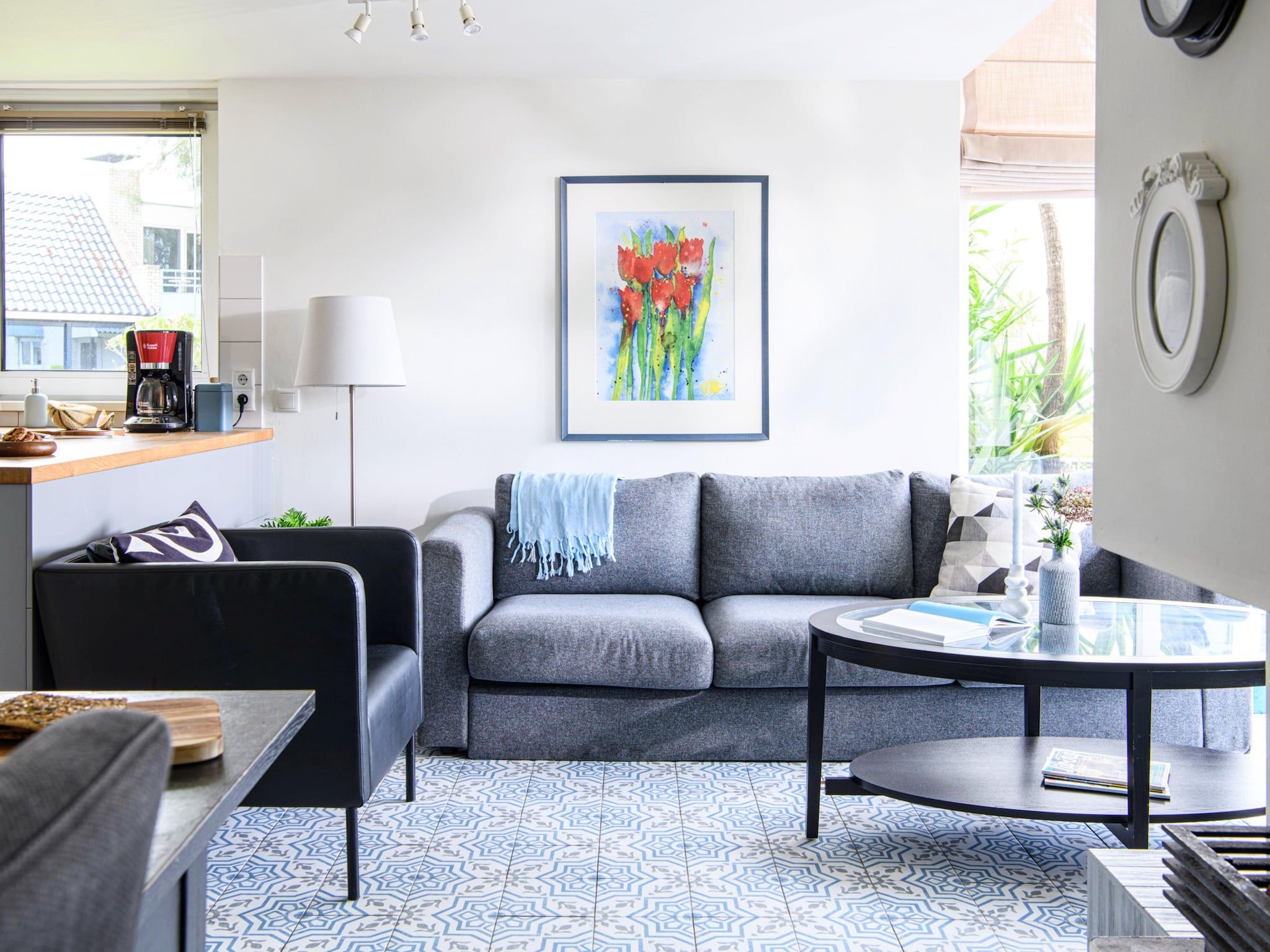 De woonkamer van Panorama Villa | 3-8 pers | 3 slaapkamers | 2,5 badkamers in Loosdrecht