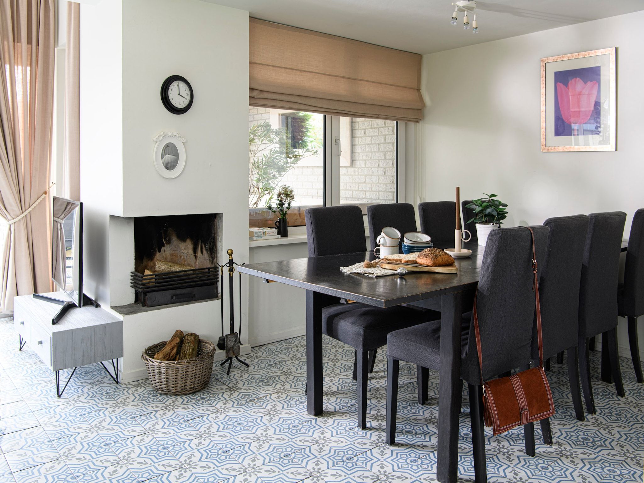 De eetkamer van Panorama Villa  6 pers in Loosdrecht