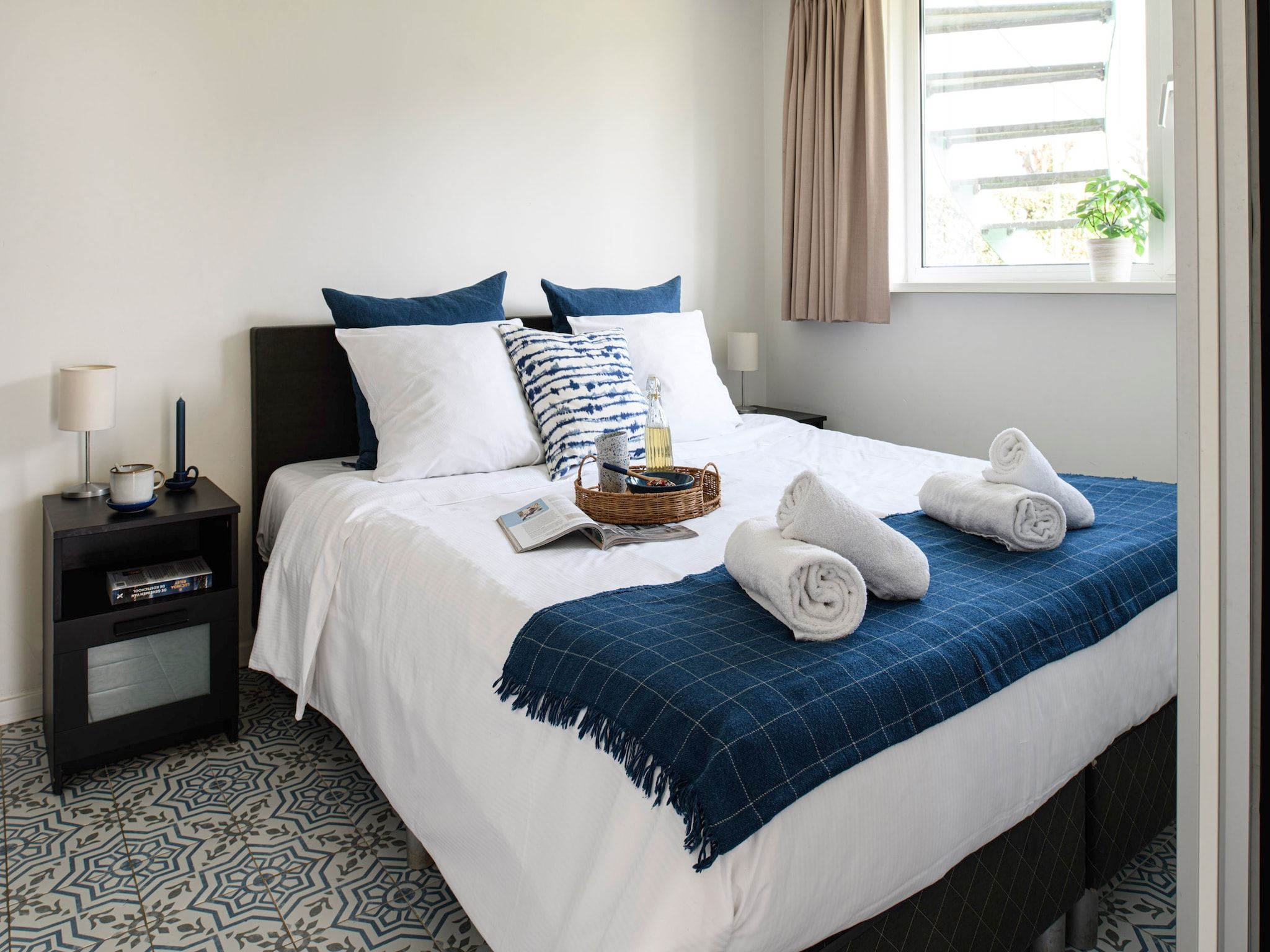 Een slaapkamer van Panorama Villa  6 pers in Loosdrecht